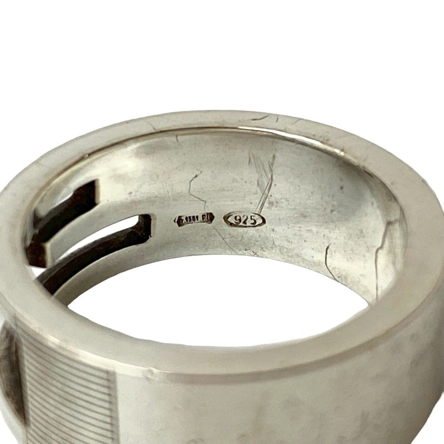 Gucci Silver Silver 925 Band Ring