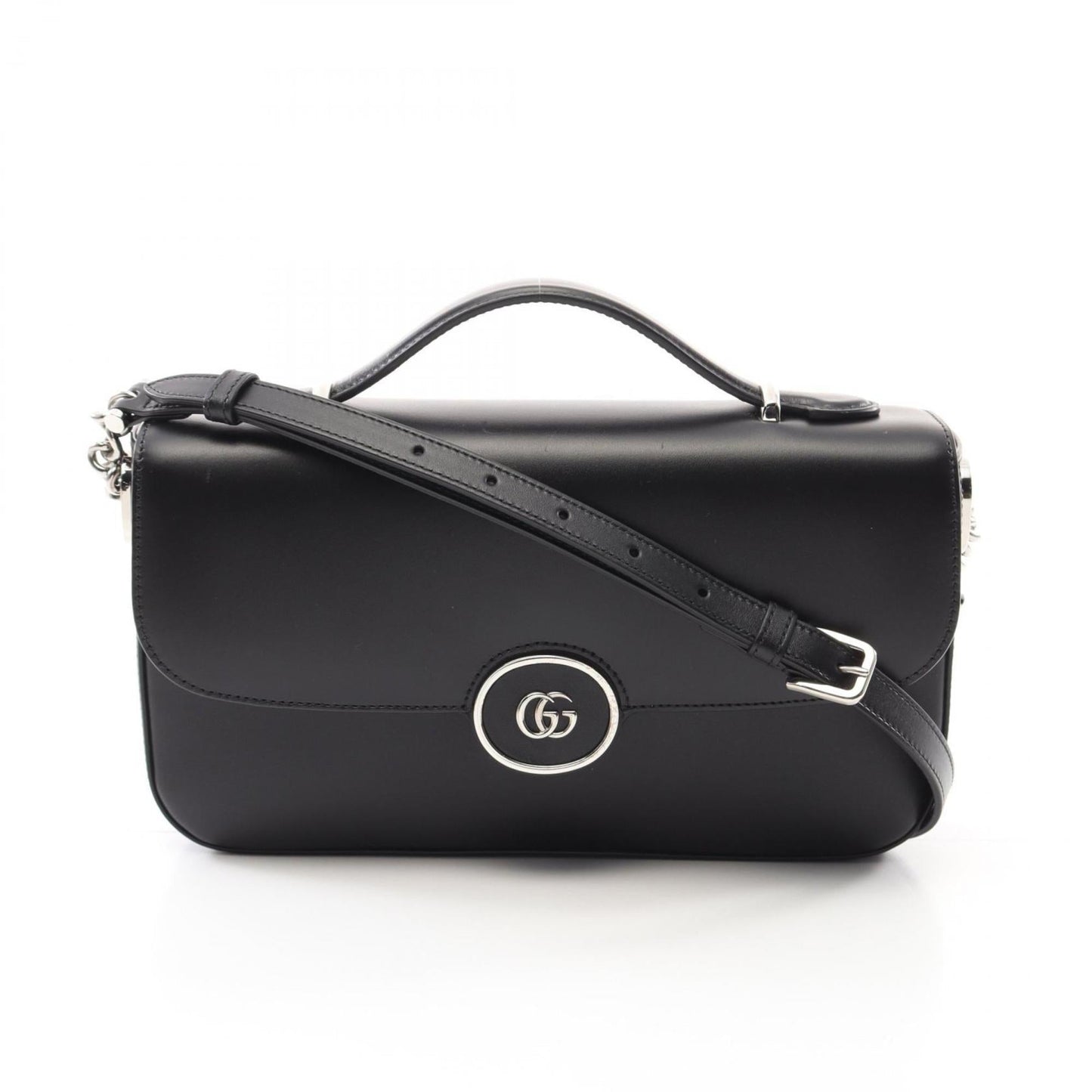 Gucci Black Leather Shoulder Bag