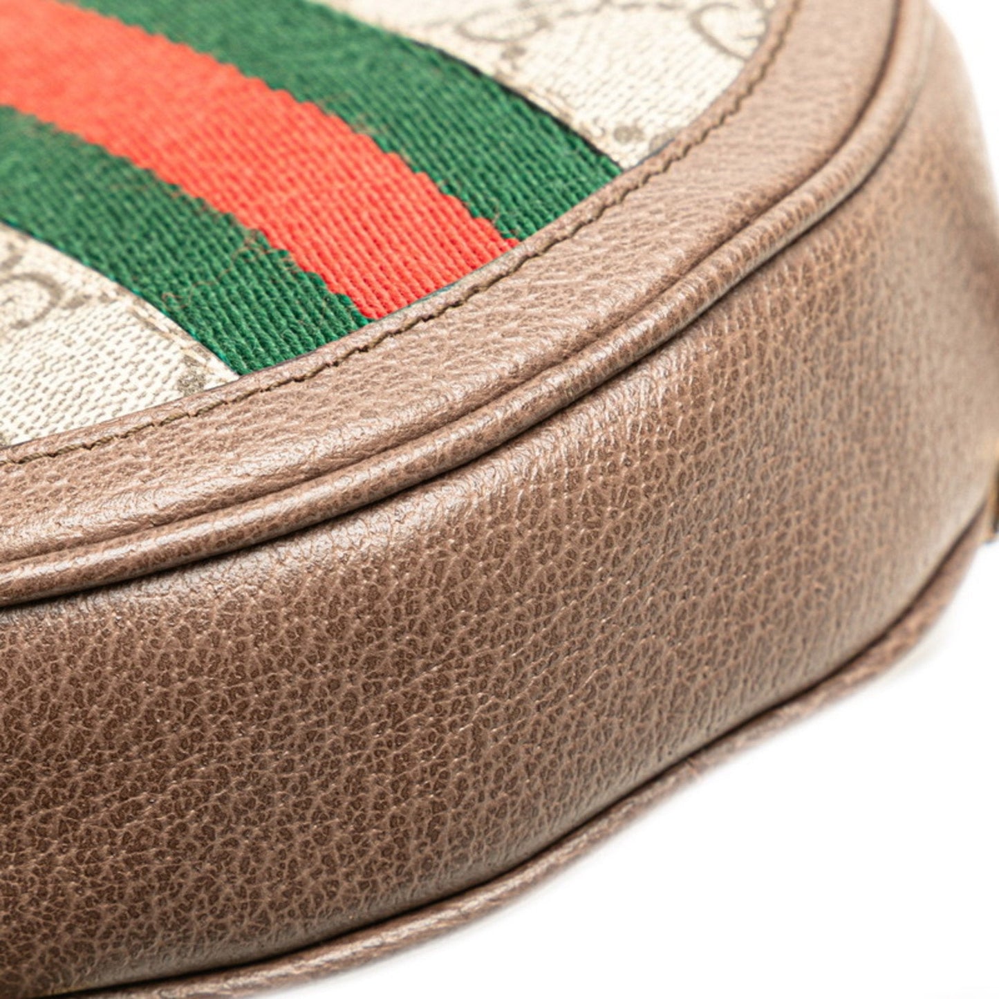 Gucci Beige Brown Pvc Leather Backpack