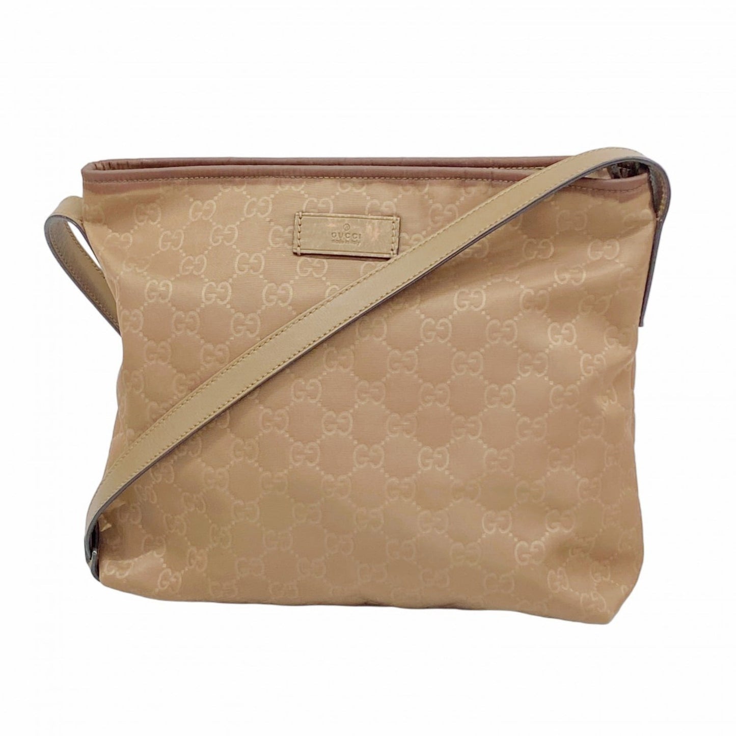 Gucci Brown Nylon Shoulder Bag
