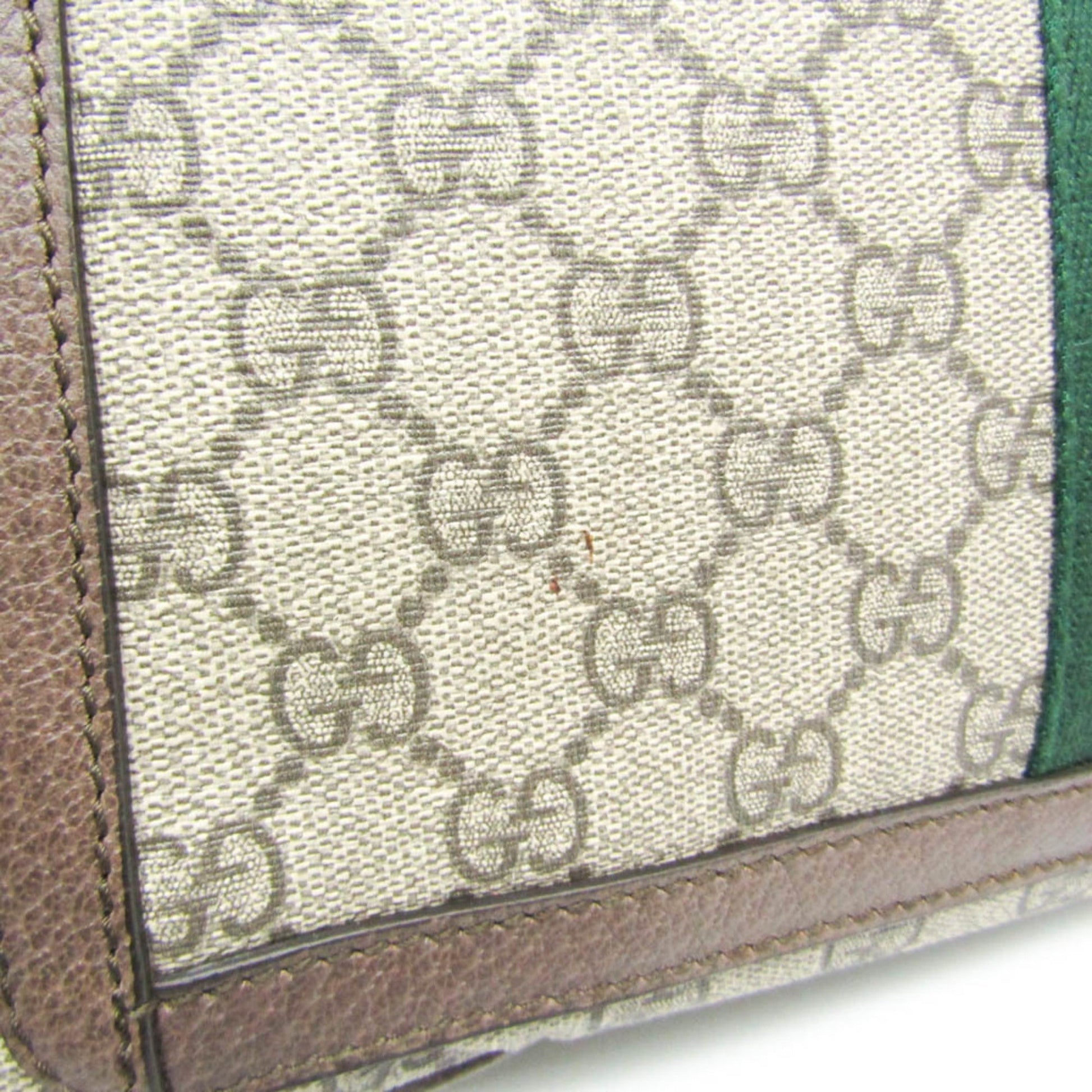 Gucci Ophidia Beige Pvc Shoulder Bag