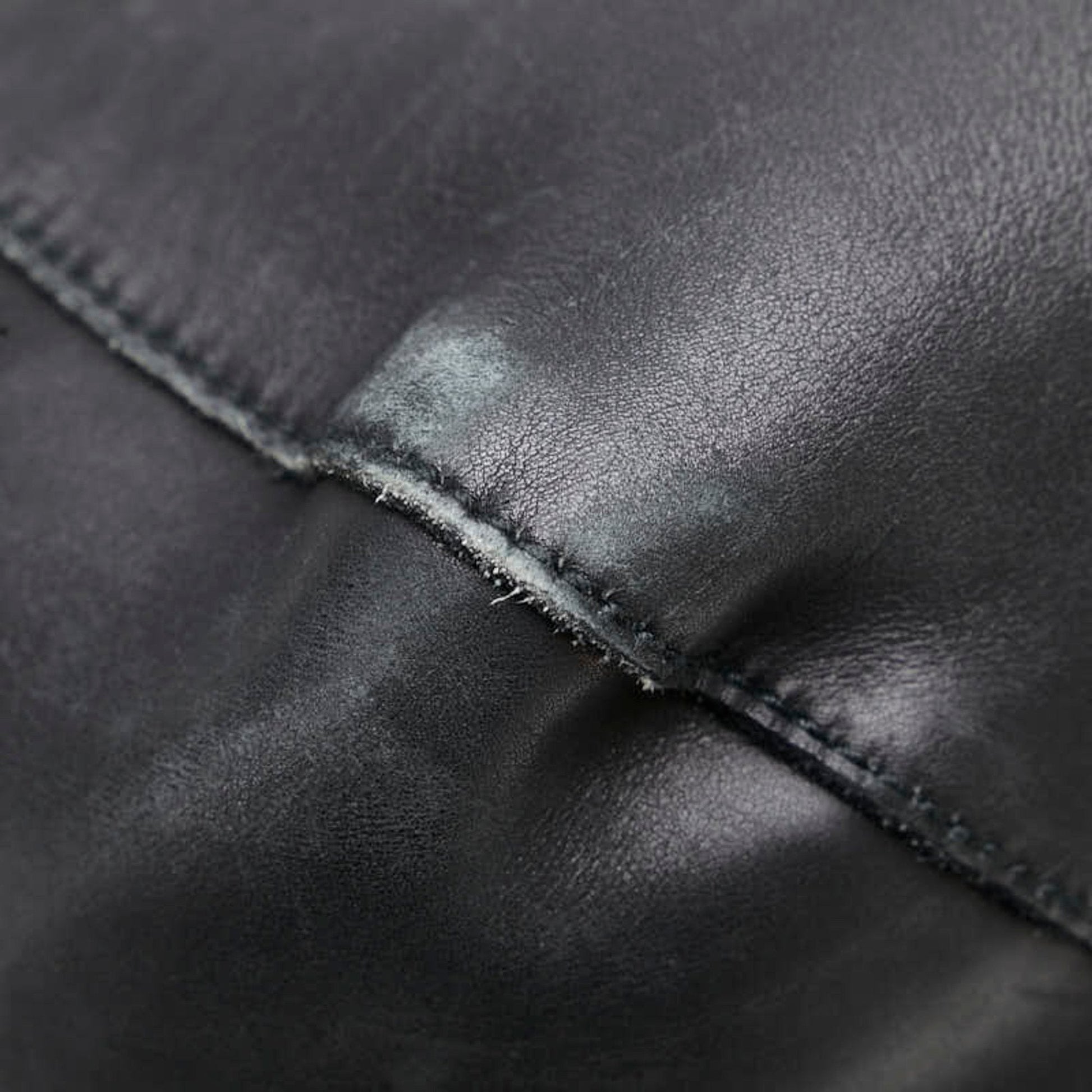 Gucci Black Leather Handbag Tote Bag