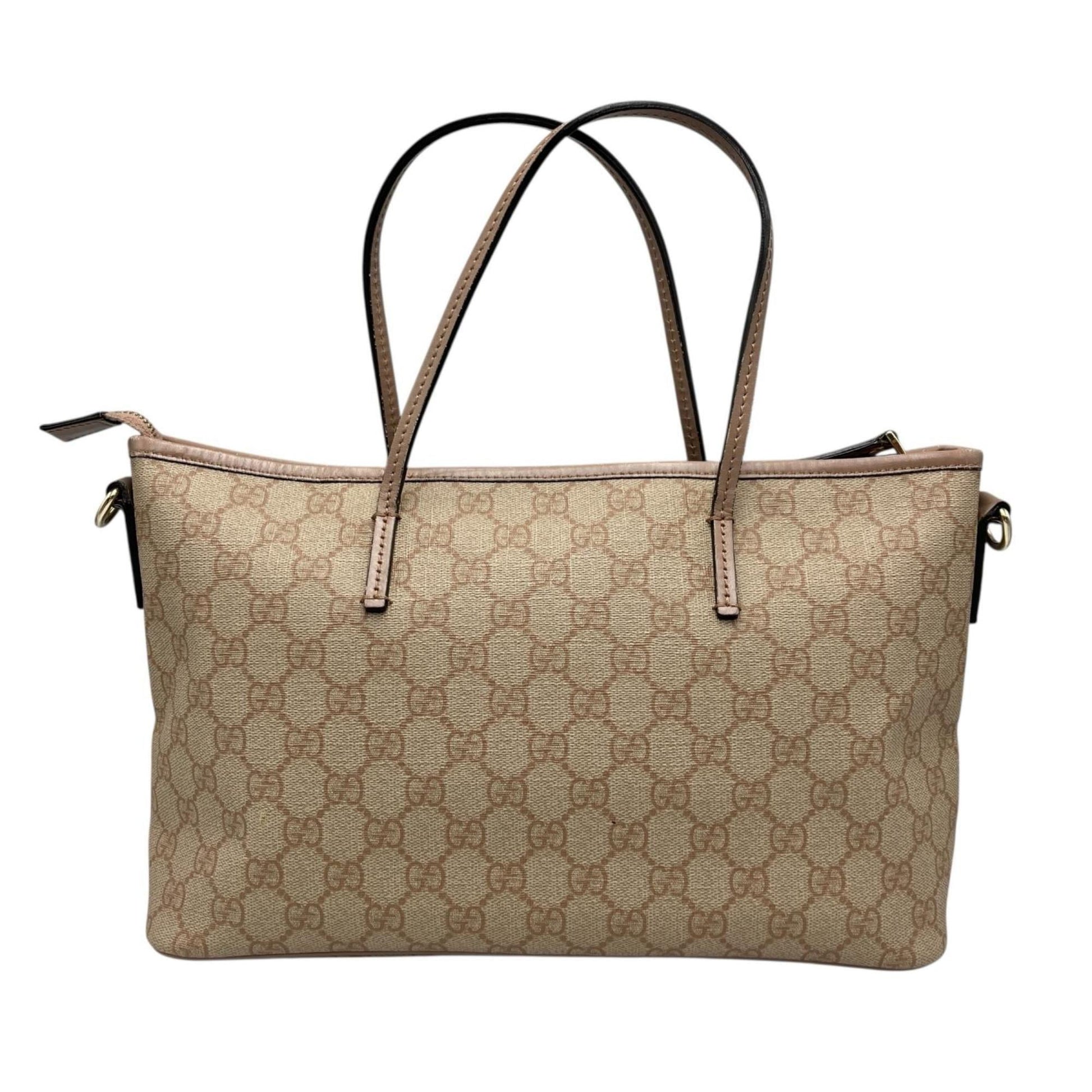 Gucci Beige Gg Supreme Shoulder Bag Tote Bag