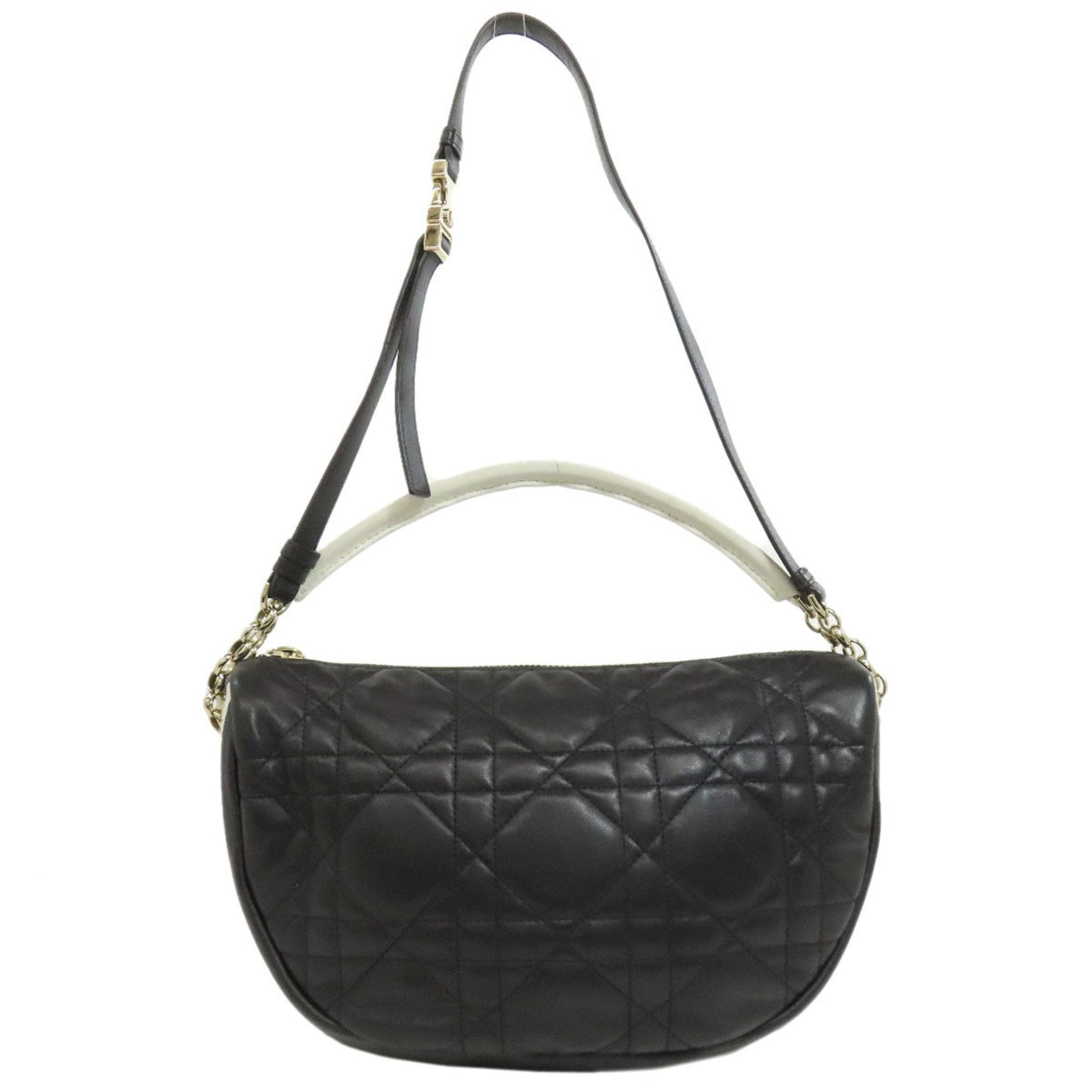 Dior Handbag Christian 8 Leather Black