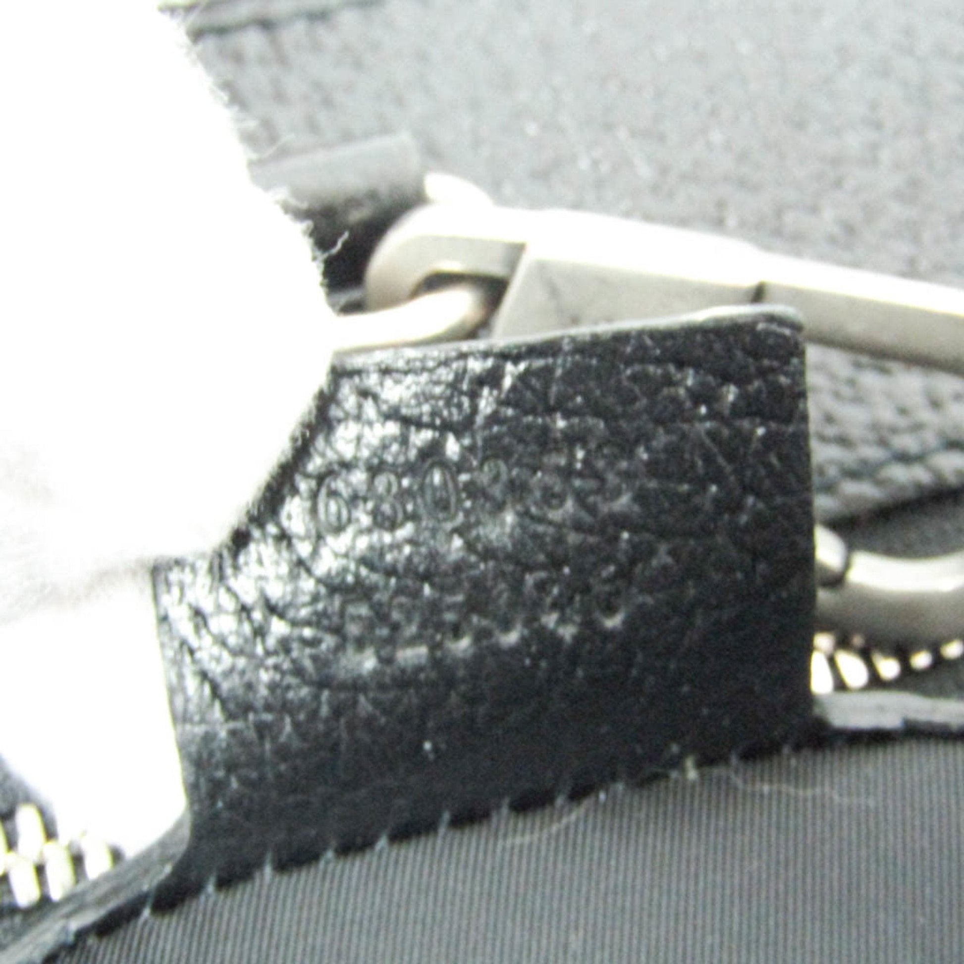 Gucci Black Nylon Canvas Leather Handbag Shoulder Bag