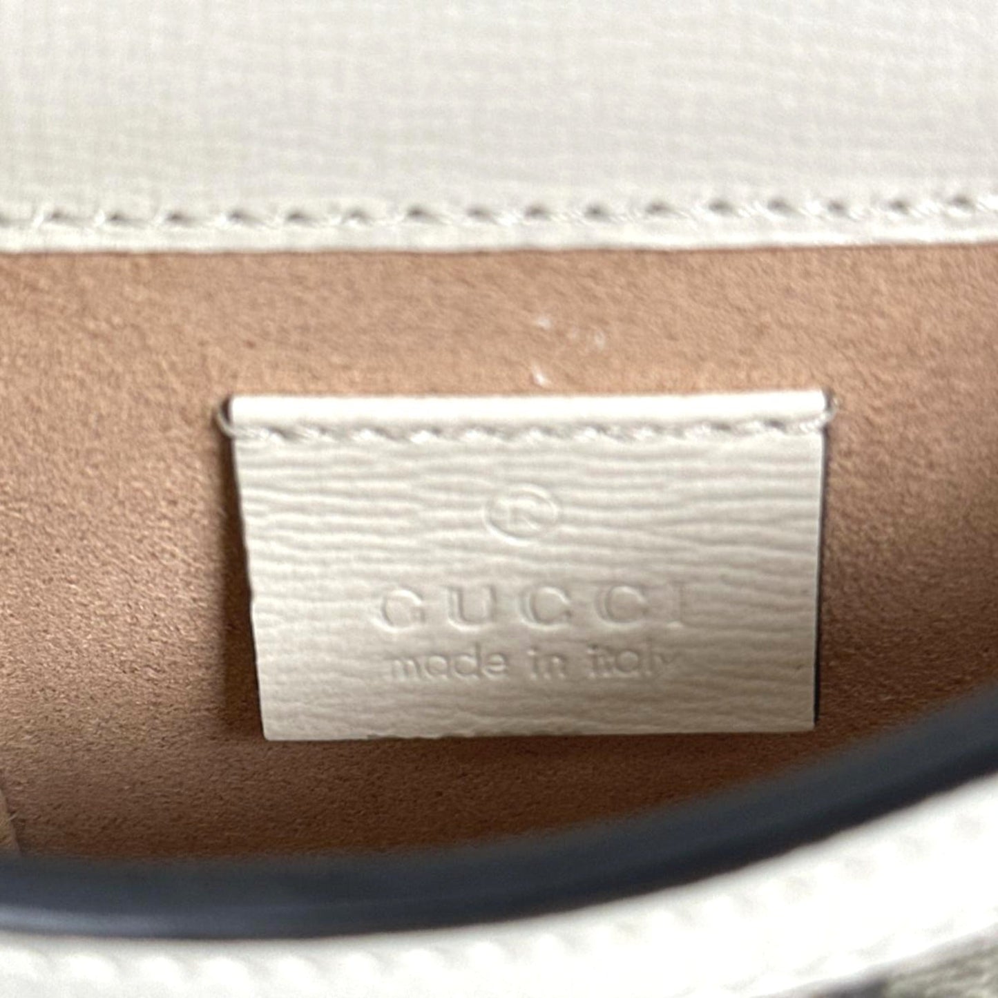 Gucci Beige Gg Canvas Shoulder Bag