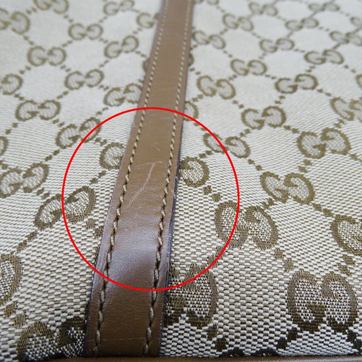 Gucci Brown Gg Canvas Handbag Shoulder Bag