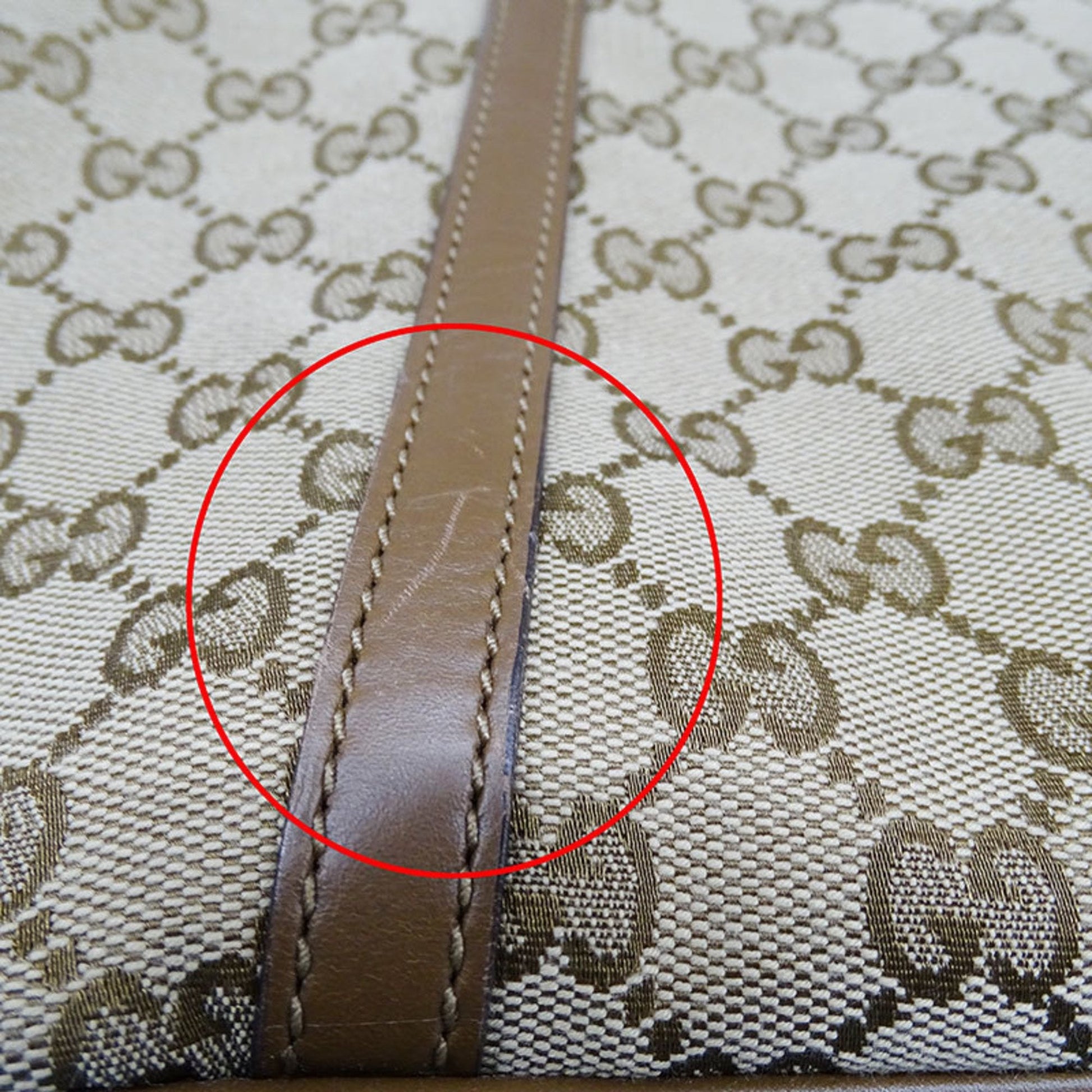 Gucci Brown Gg Canvas Handbag Shoulder Bag