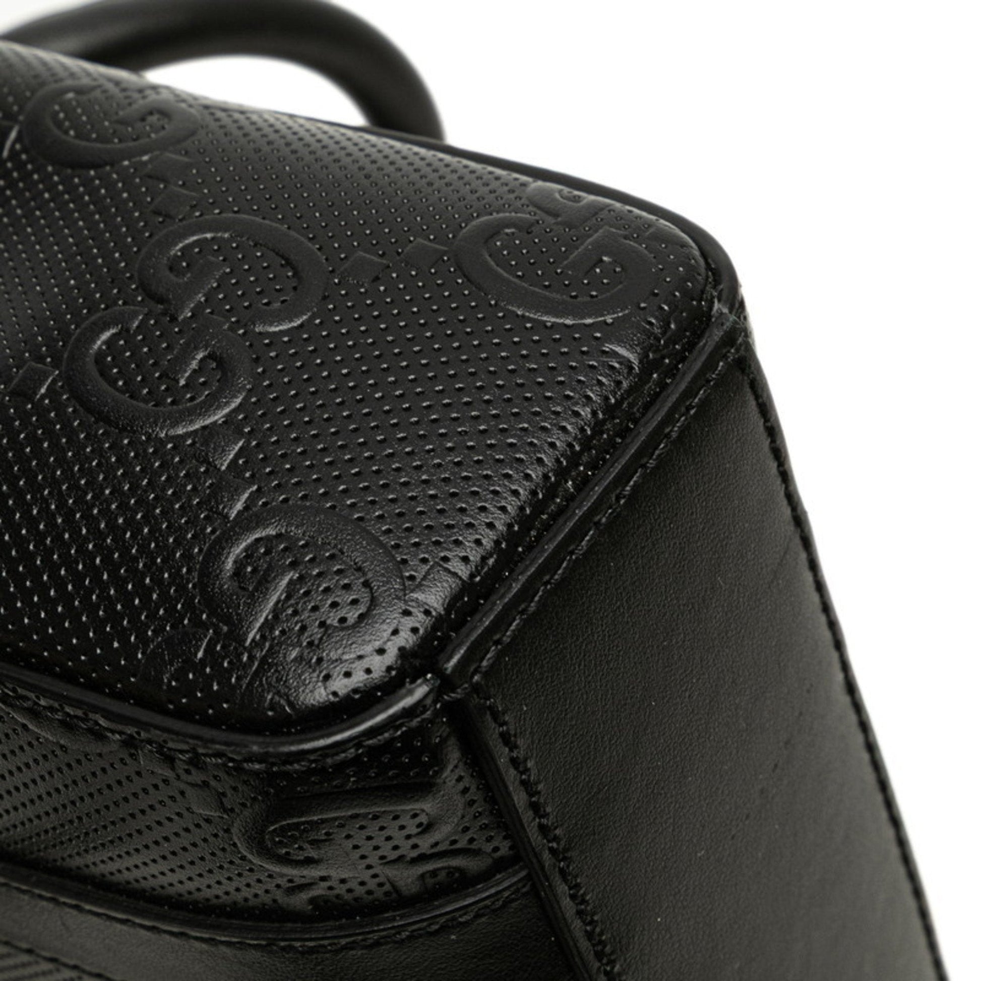 Gucci Black Leather Handbag Shoulder Bag