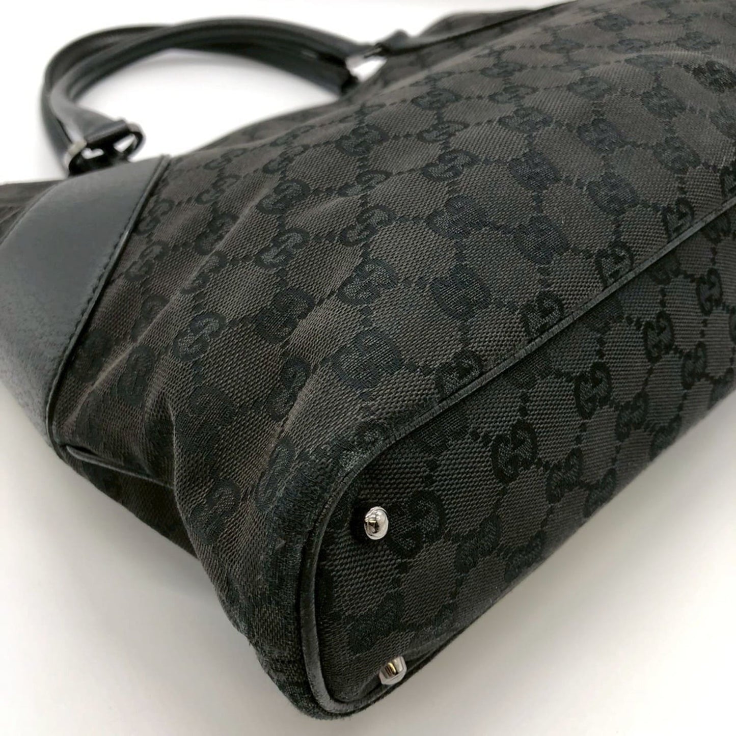 Gucci Gg Canvas Black Gg Canvas Handbag Tote Bag