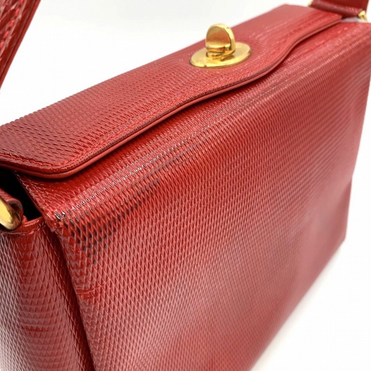 Gucci Red Color Leather Handbag
