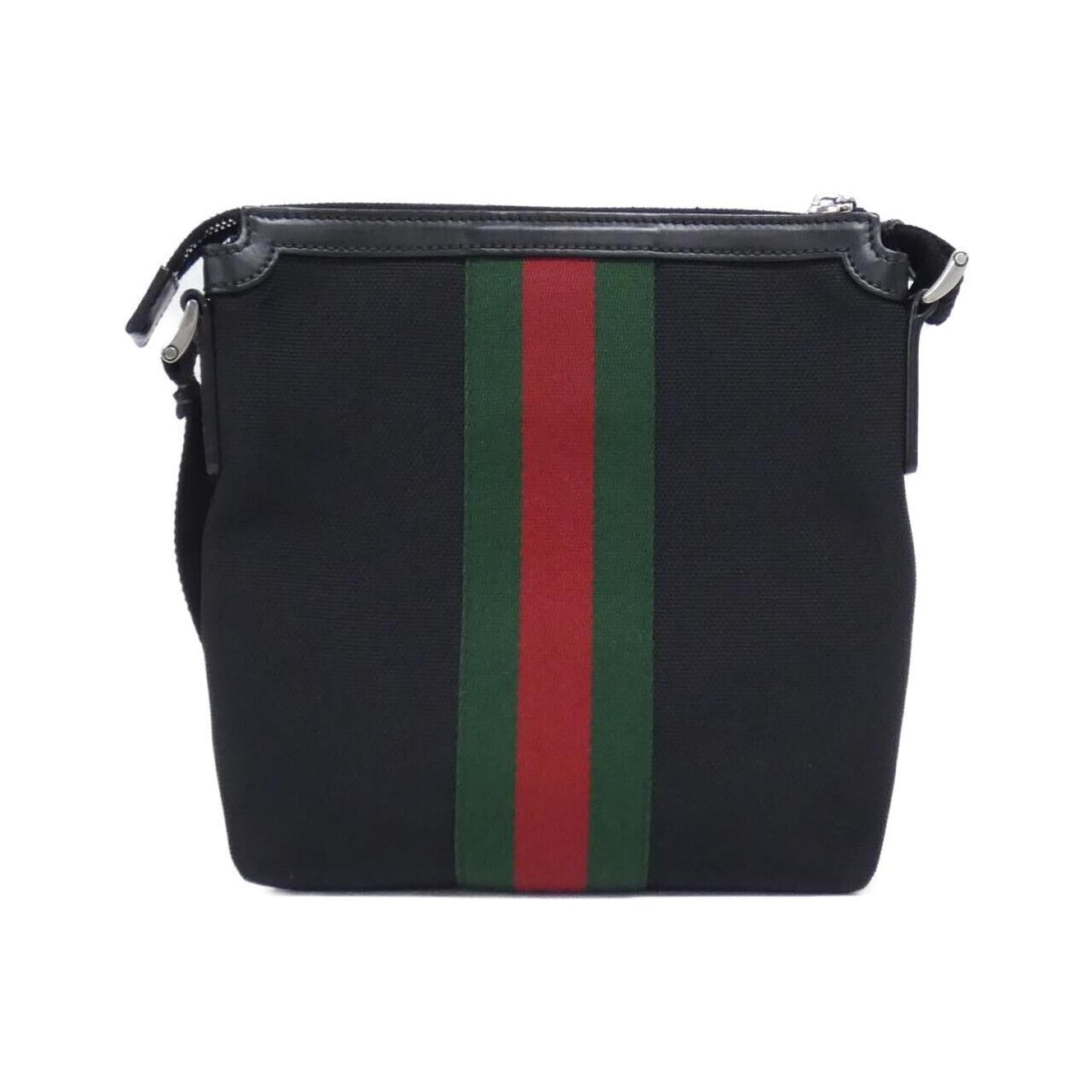 Gucci Black Canvas Shoulder Bag