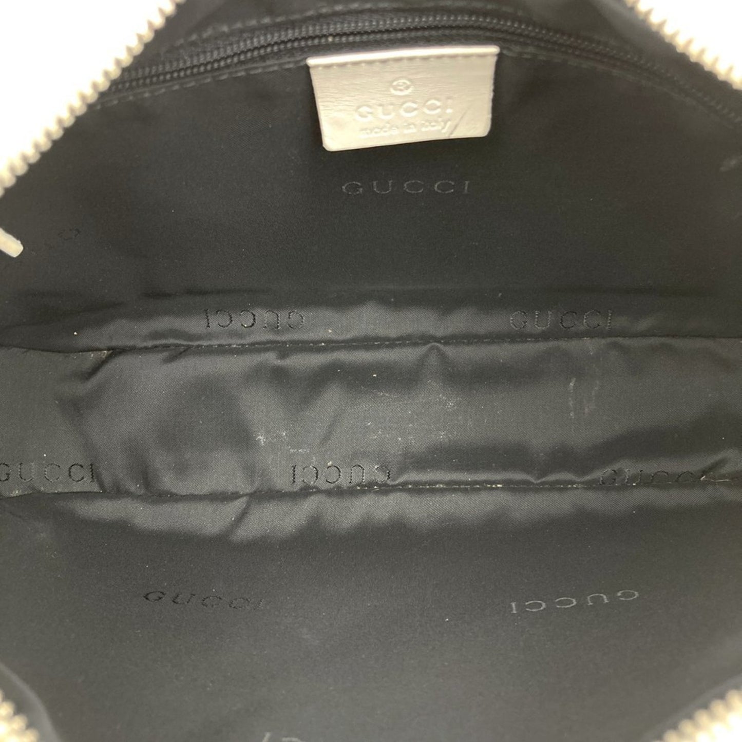 Gucci White Leather Shoulder Bag