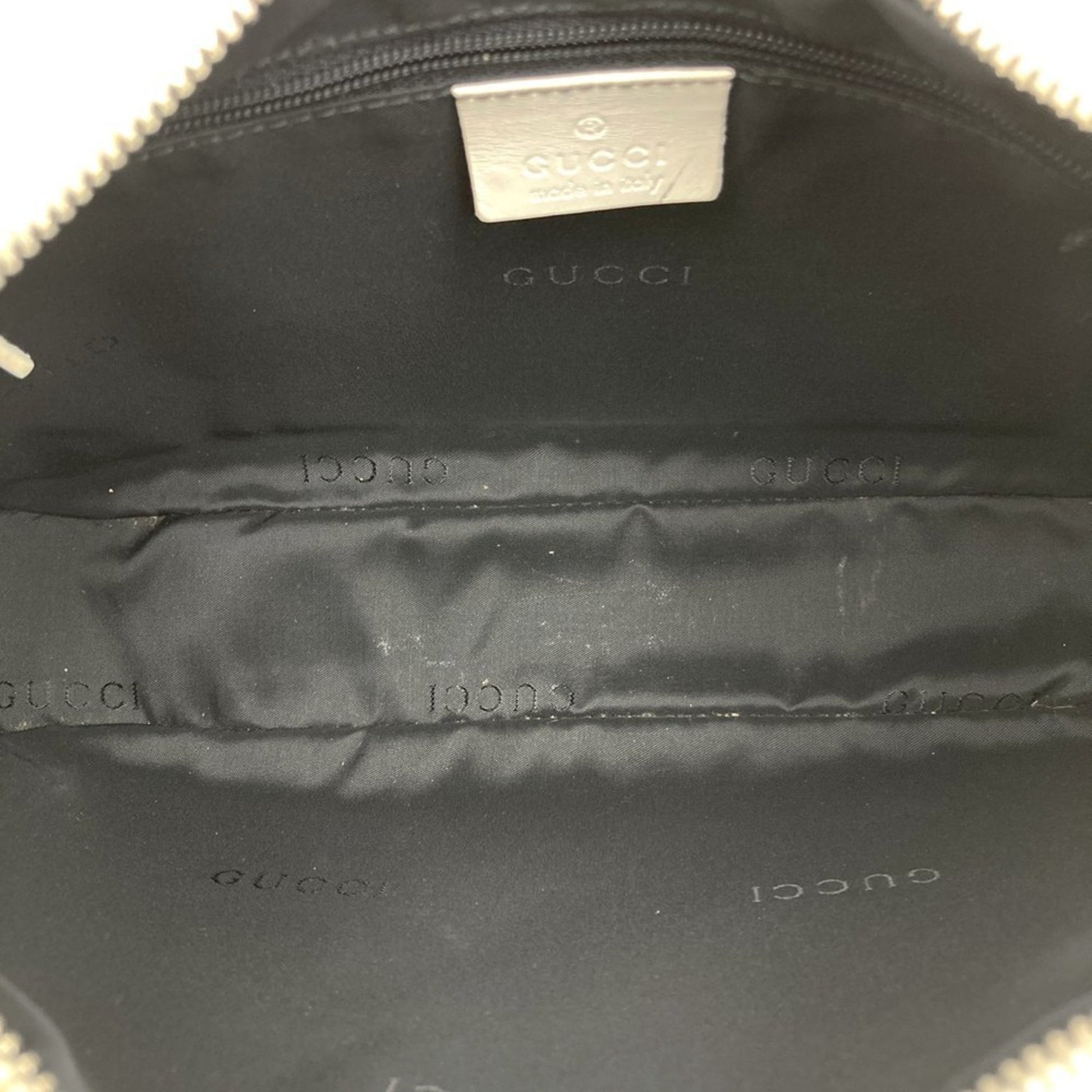 Gucci White Leather Shoulder Bag
