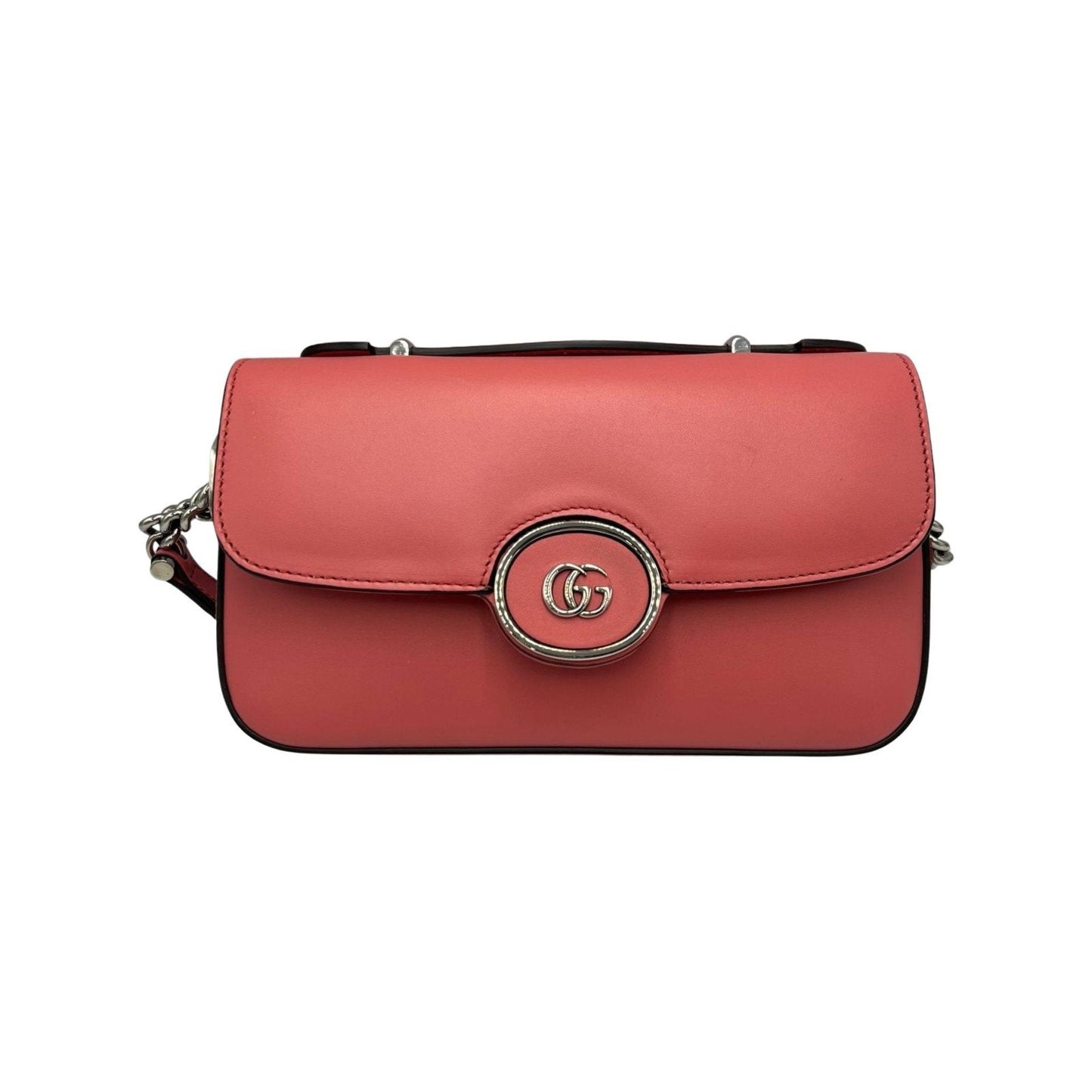 Gucci Pink Leather Shoulder Bag