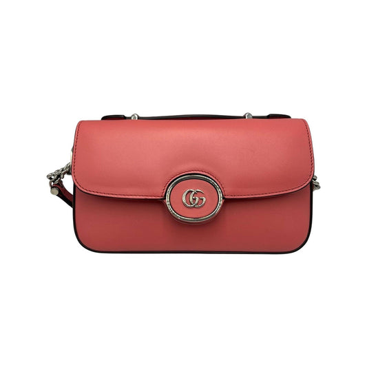 Gucci Pink Leather Shoulder Bag