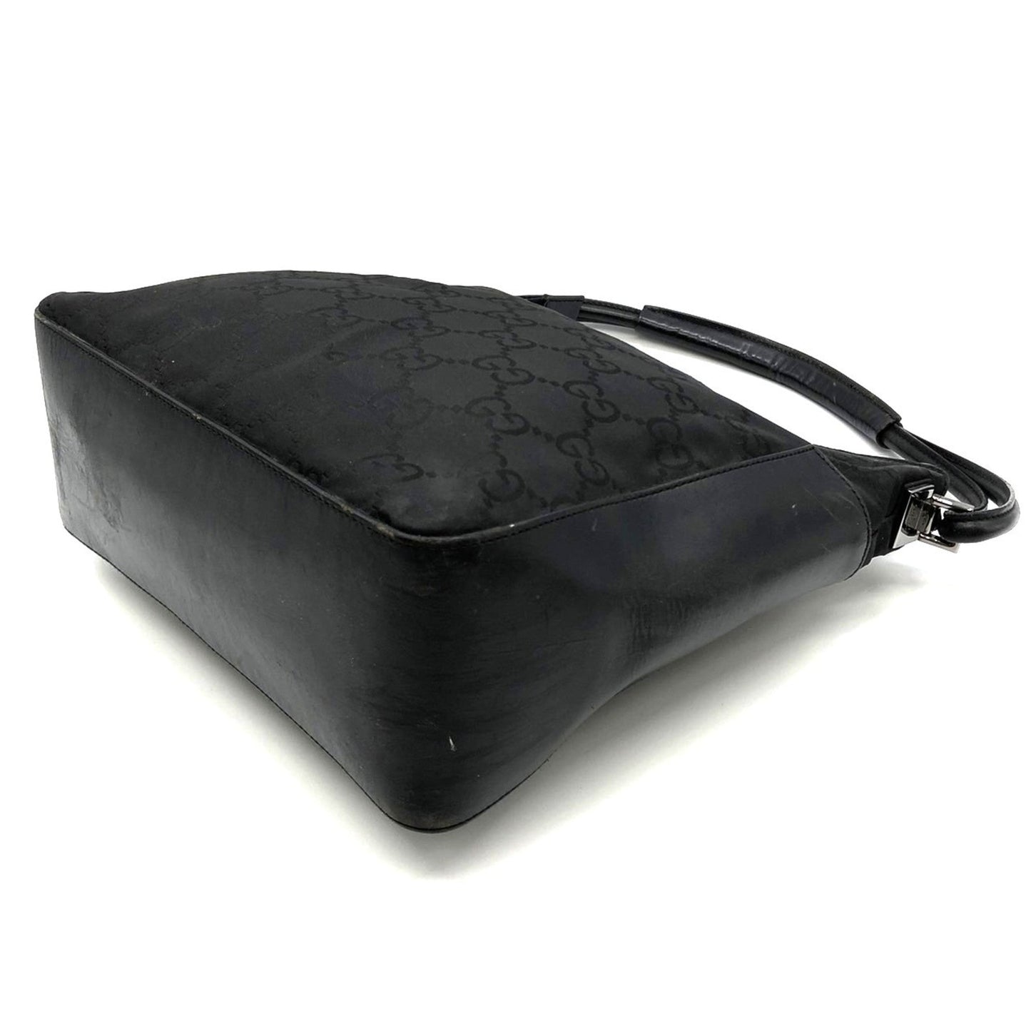 Gucci Black Nylon Leather Shoulder Bag