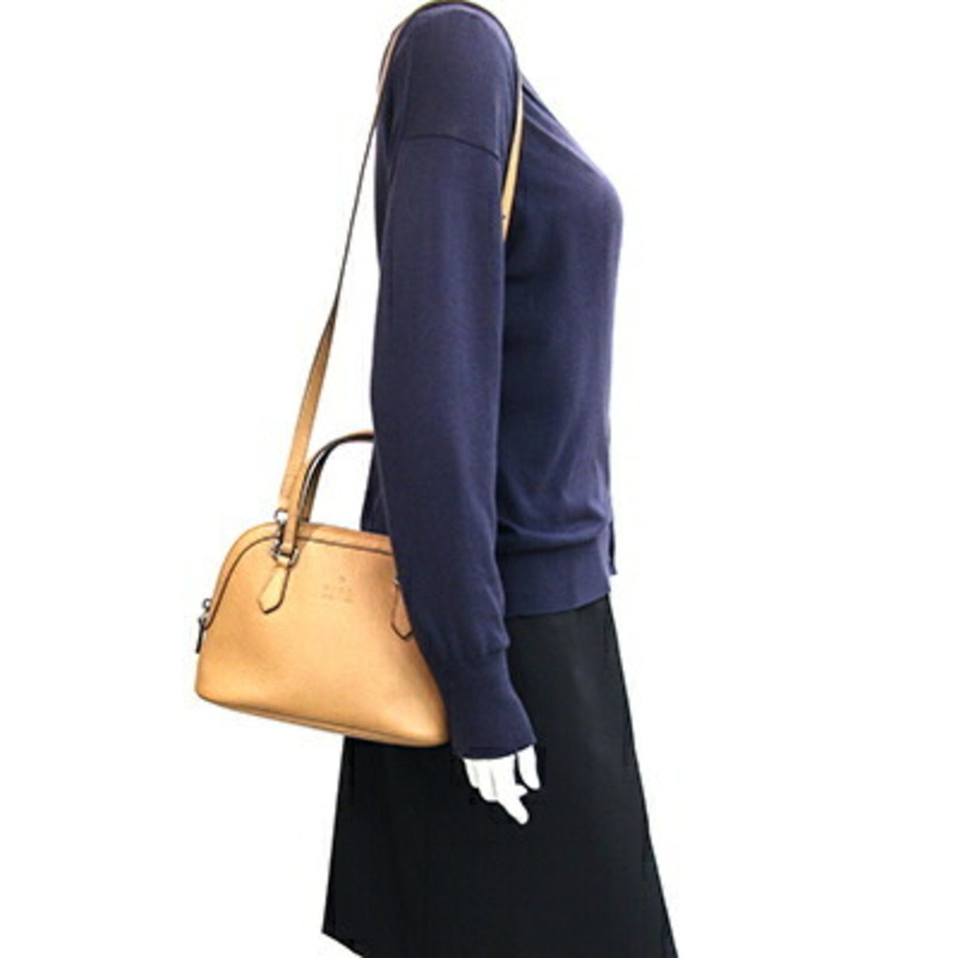 Gucci Light Brown Ochre Leather Handbag Shoulder Bag