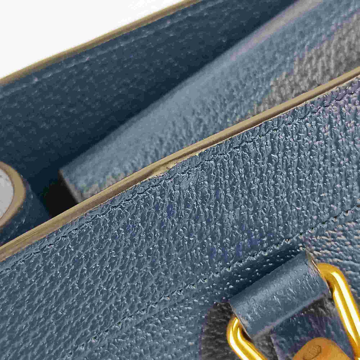 Gucci Royal Blue Leather Handbag Shoulder Bag Tote Bag