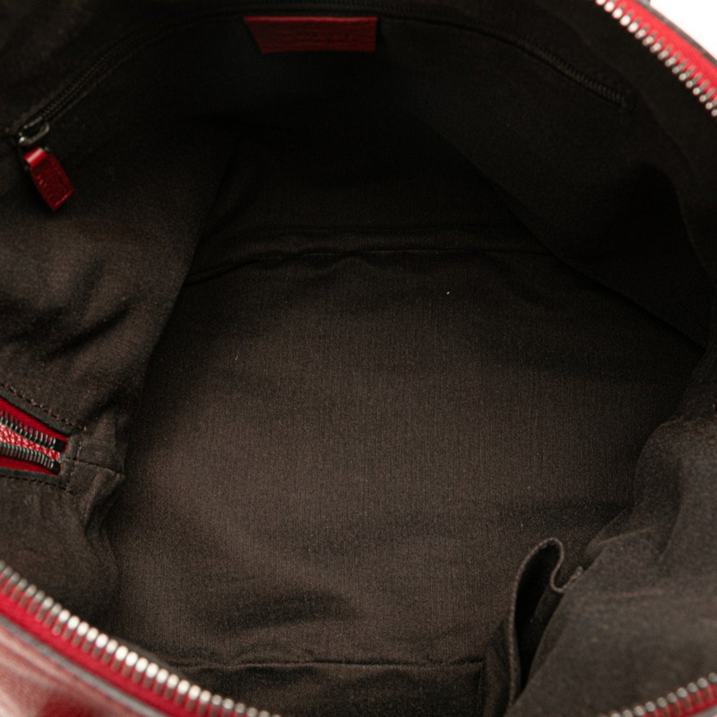 Gucci Red Color Leather Handbag Shoulder Bag