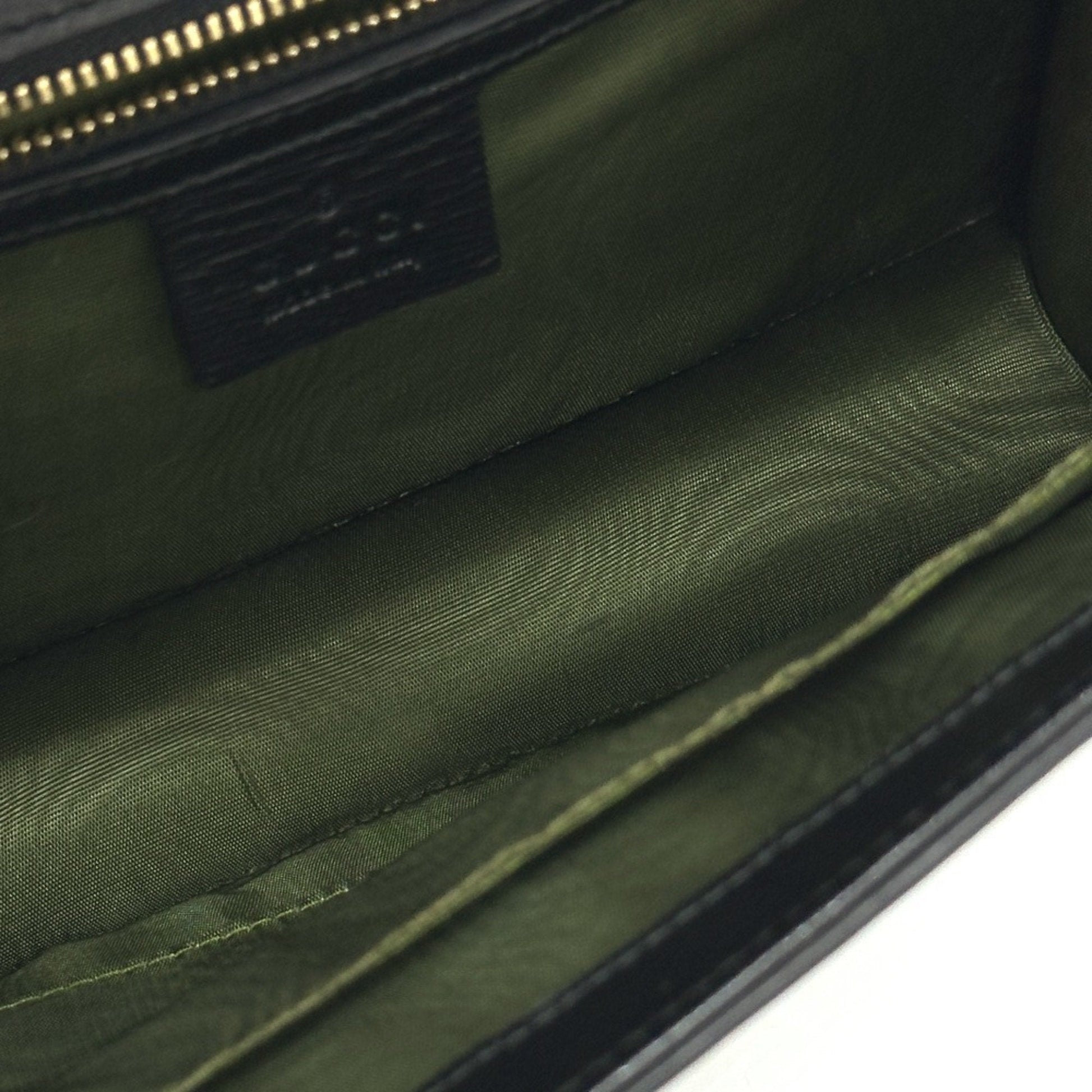 Gucci Black Leather Shoulder Bag