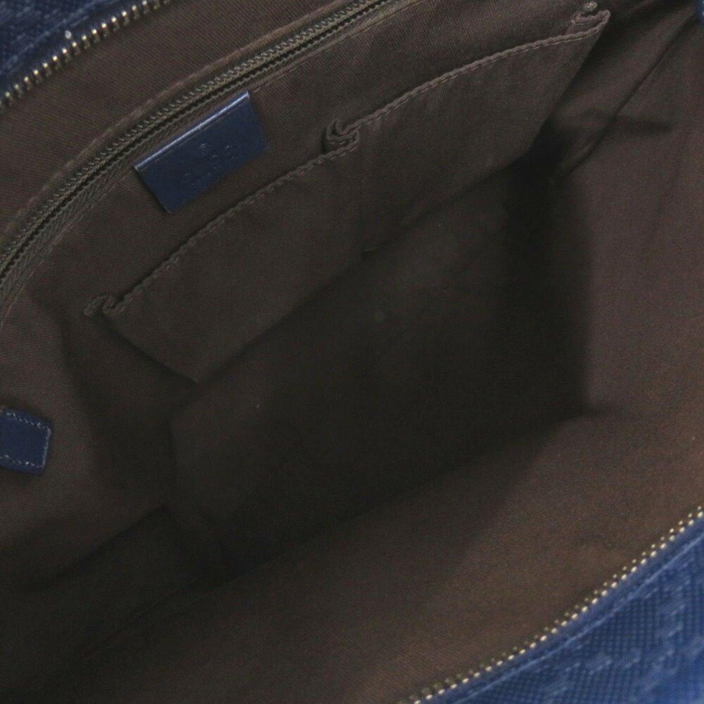 Gucci Navy Leather Shoulder Bag