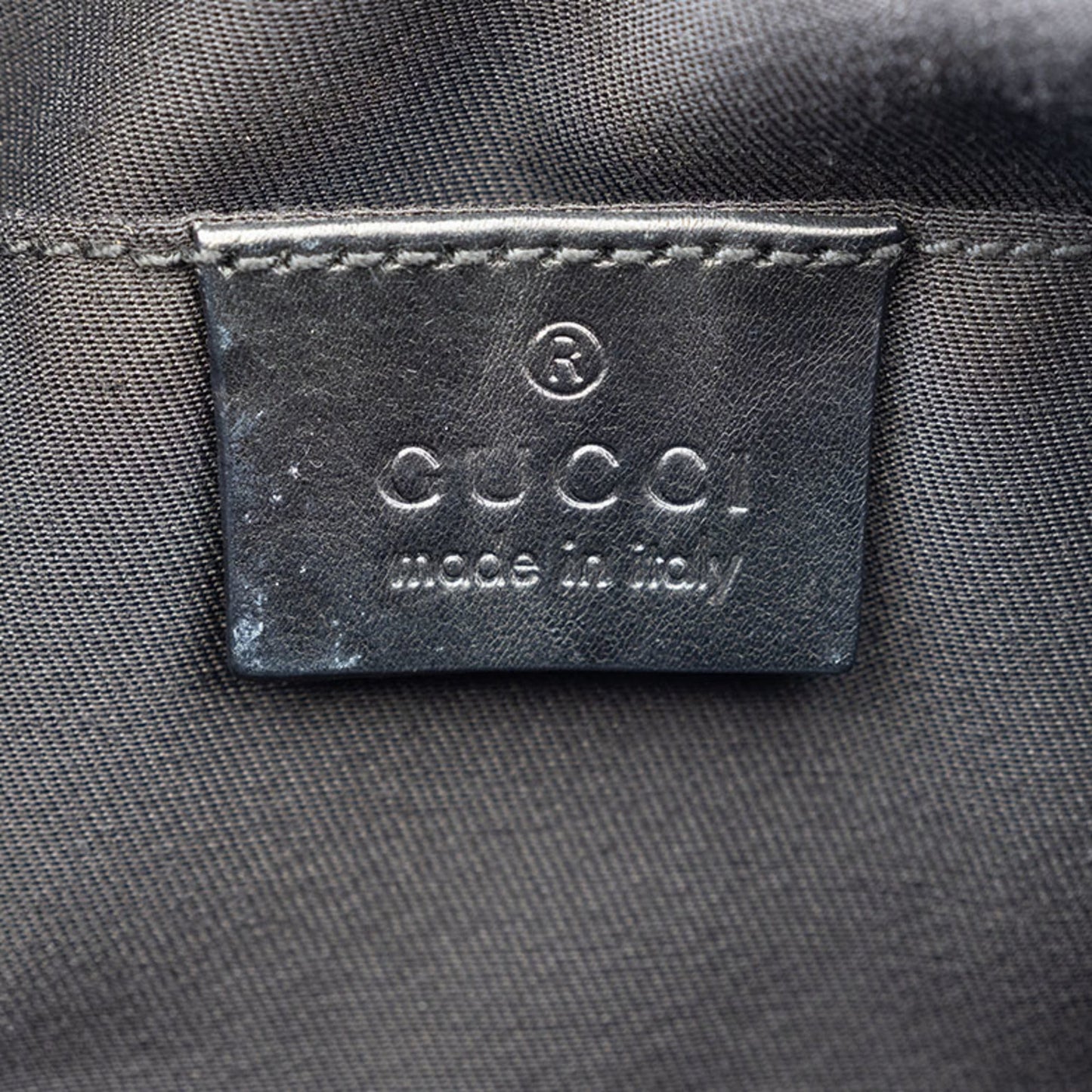 Gucci Hysteria Black Leather Boston Bag