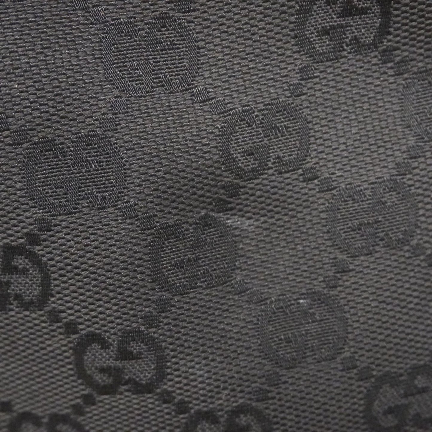 Gucci Black Canvas Tote Bag