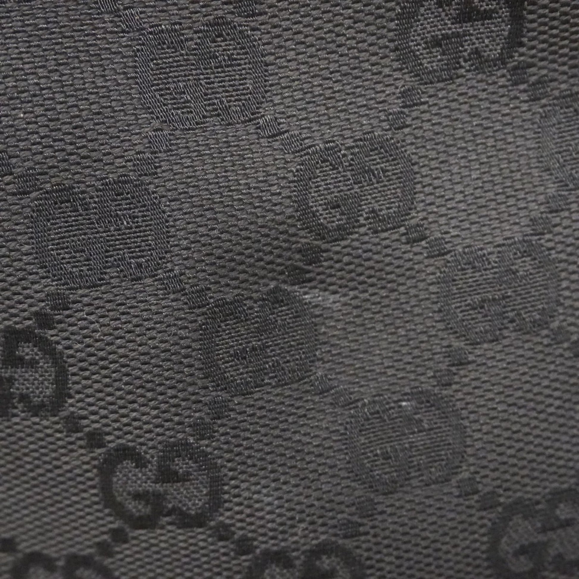 Gucci Black Canvas Tote Bag