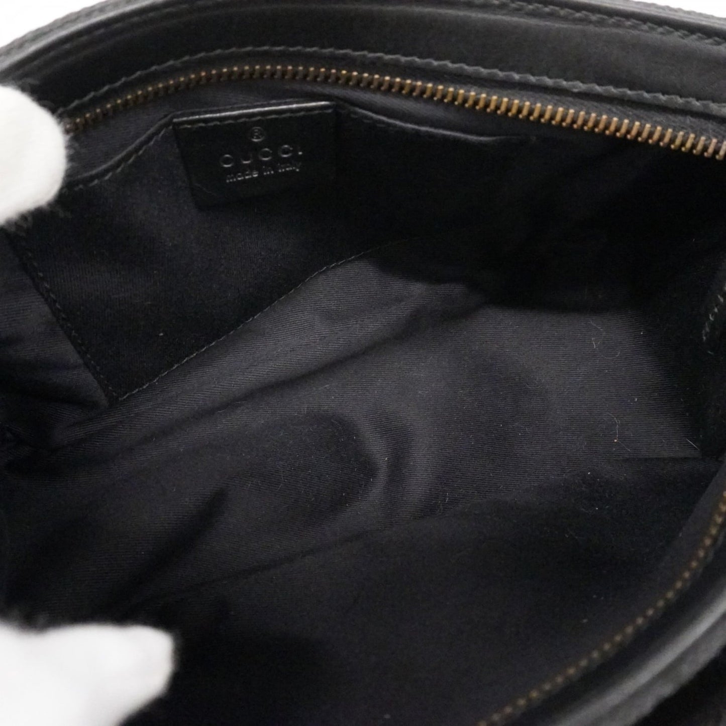 Gucci Black Canvas Pouch