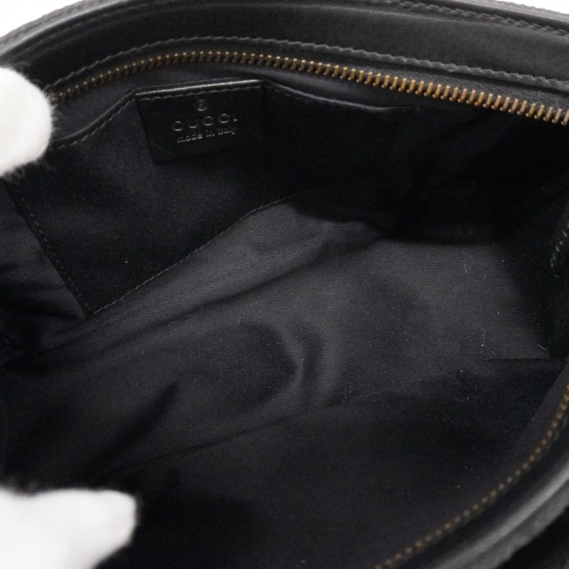 Gucci Black Canvas Pouch