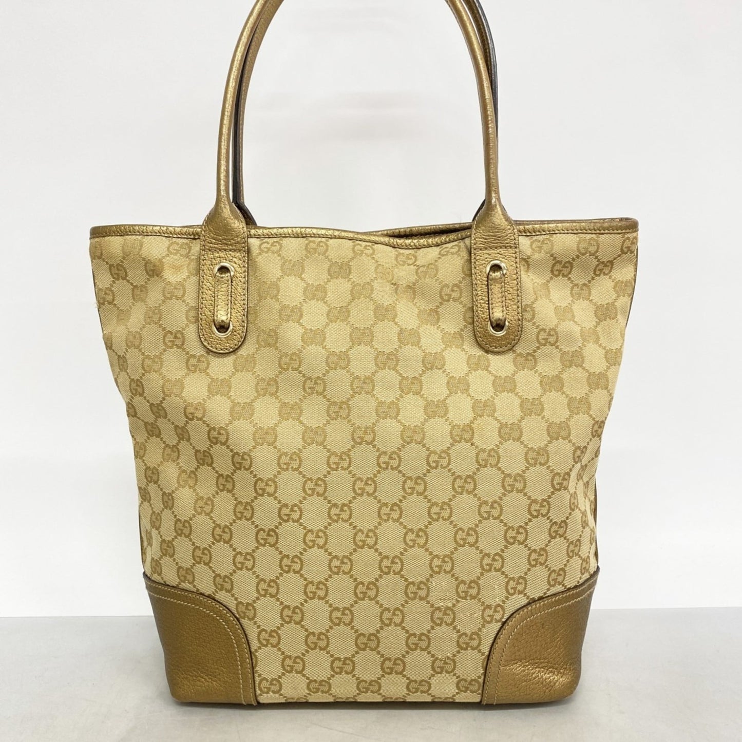 Gucci Beige Canvas Tote Bag