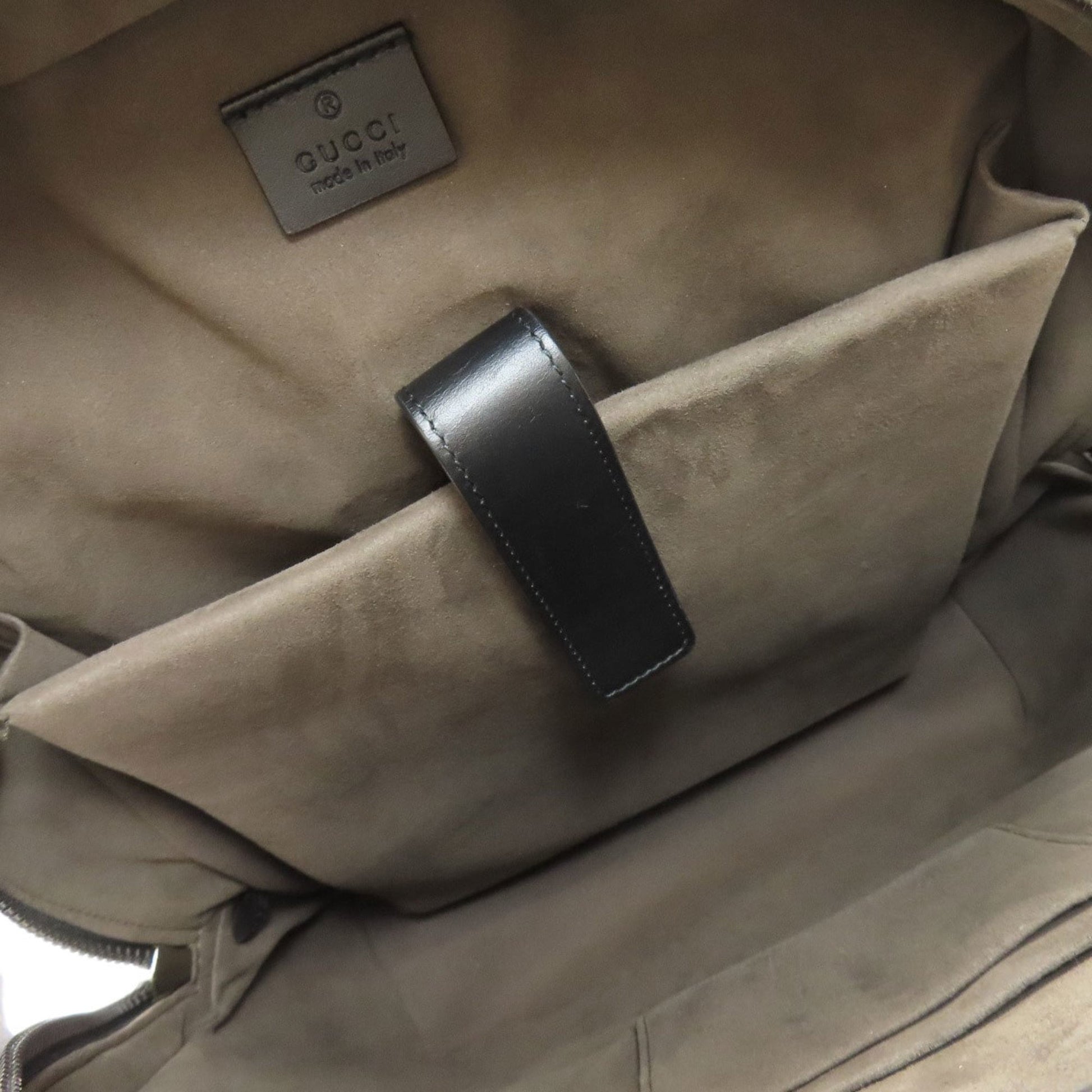 Gucci Brown Pvc Backpack