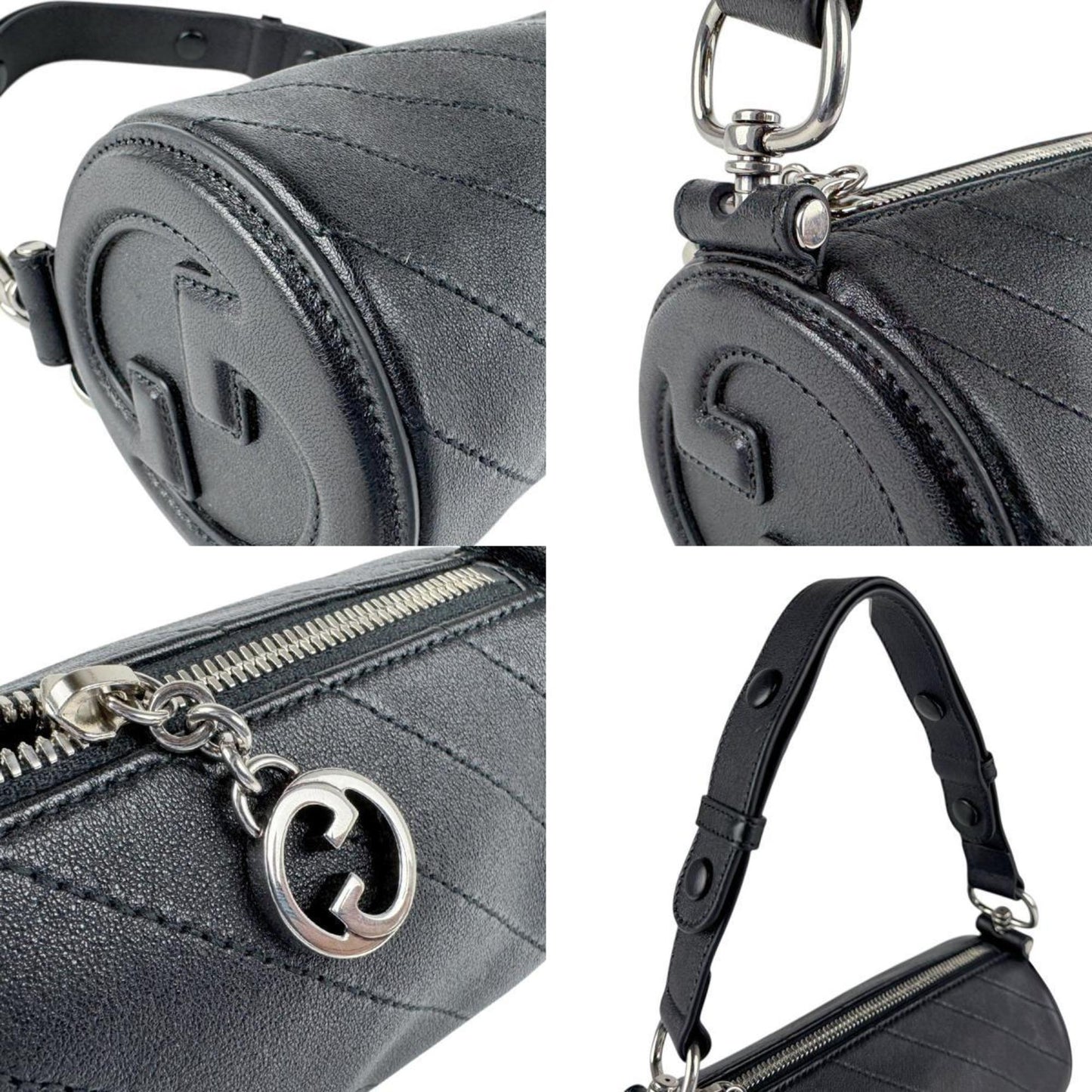 Gucci Black Leather Handbag