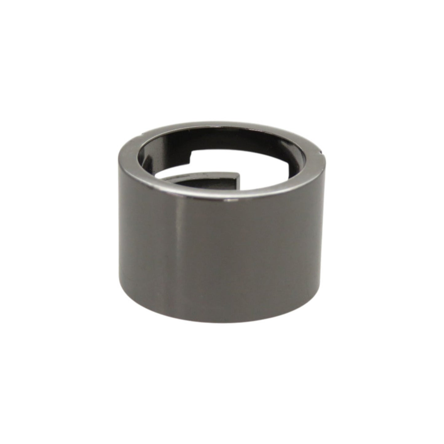 Gucci Gunmetal Silver 925 Band Ring