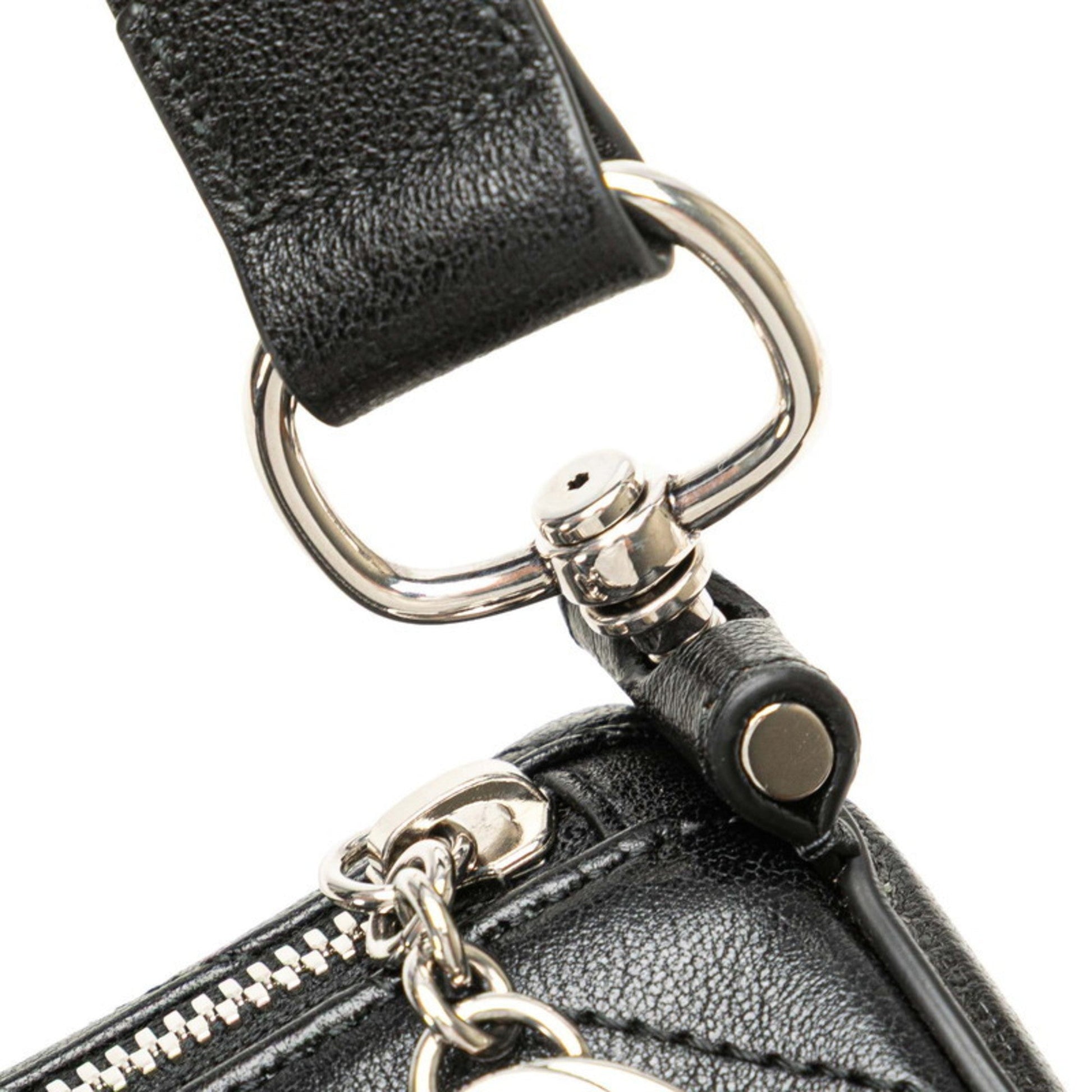 Gucci Black Leather Shoulder Bag