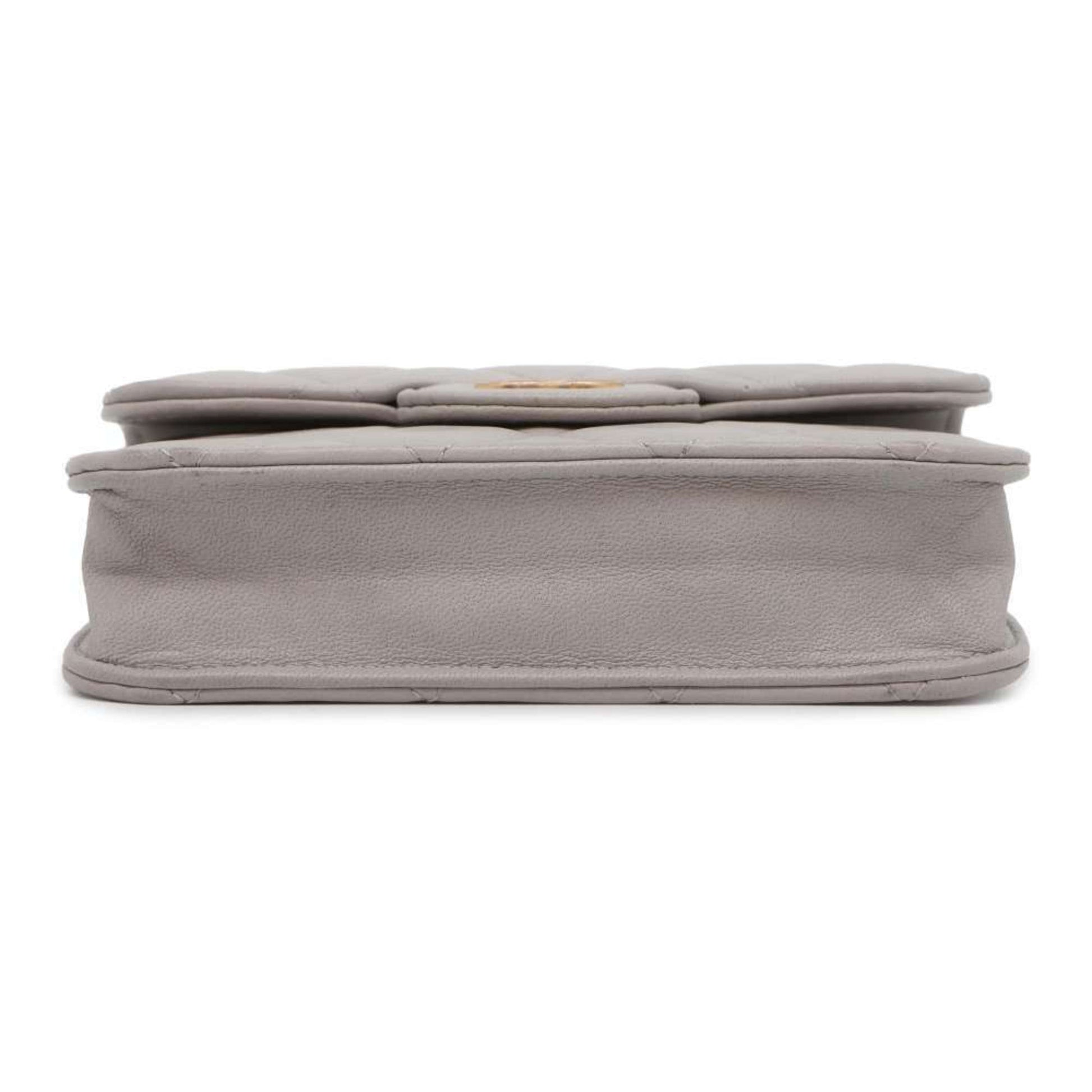 Chanel Chain Wallet Matelasse Coco Mark Flap Coin Purse Lambskin AP2200 CHANEL