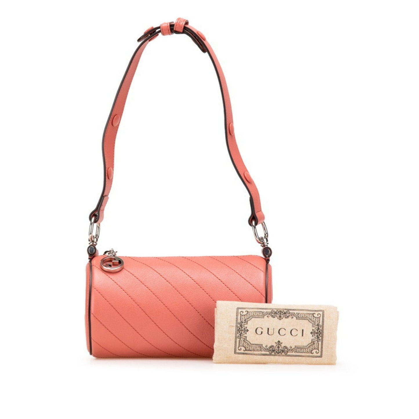 Gucci Pink Leather Shoulder Bag
