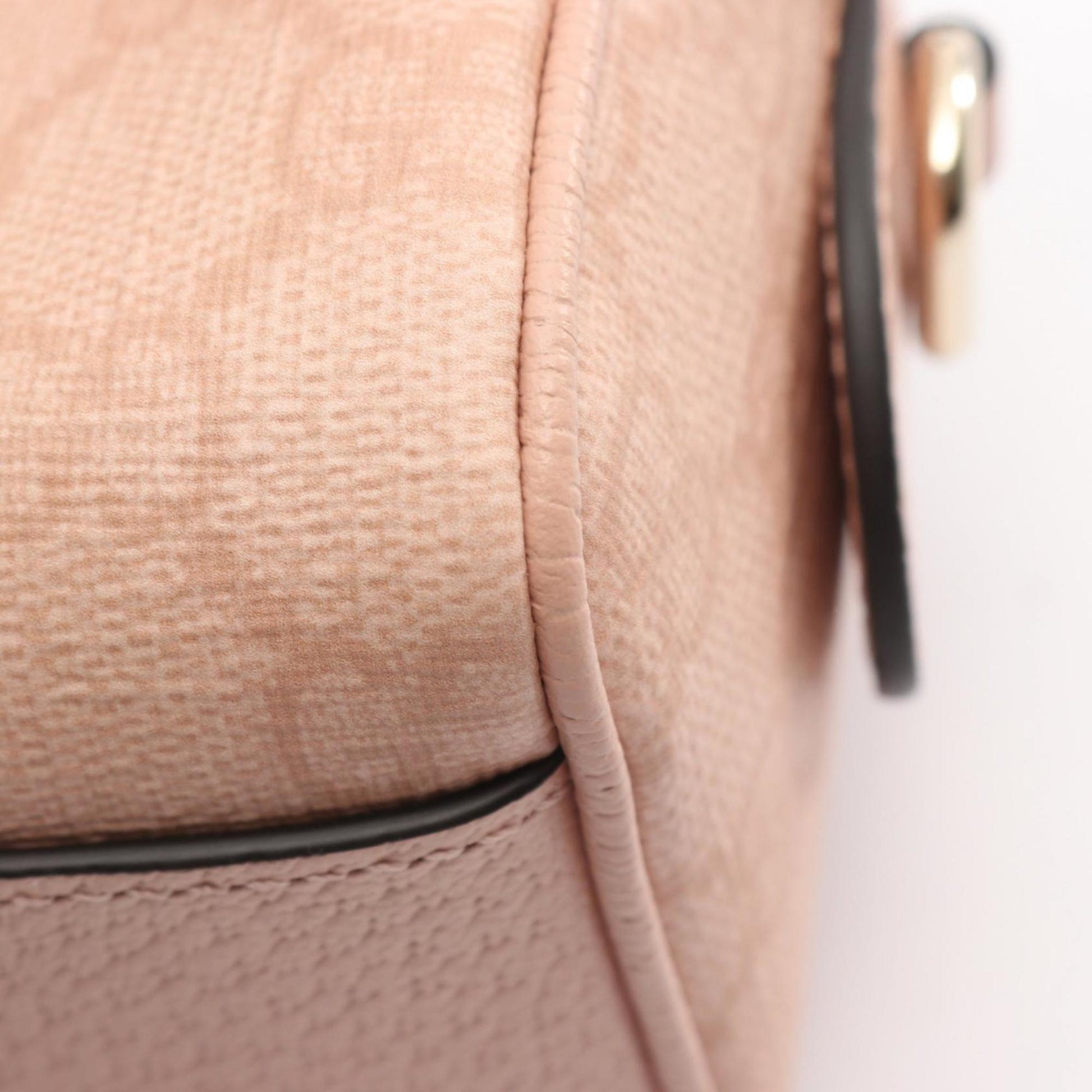 Gucci Pink Gg Supreme Leather Handbag
