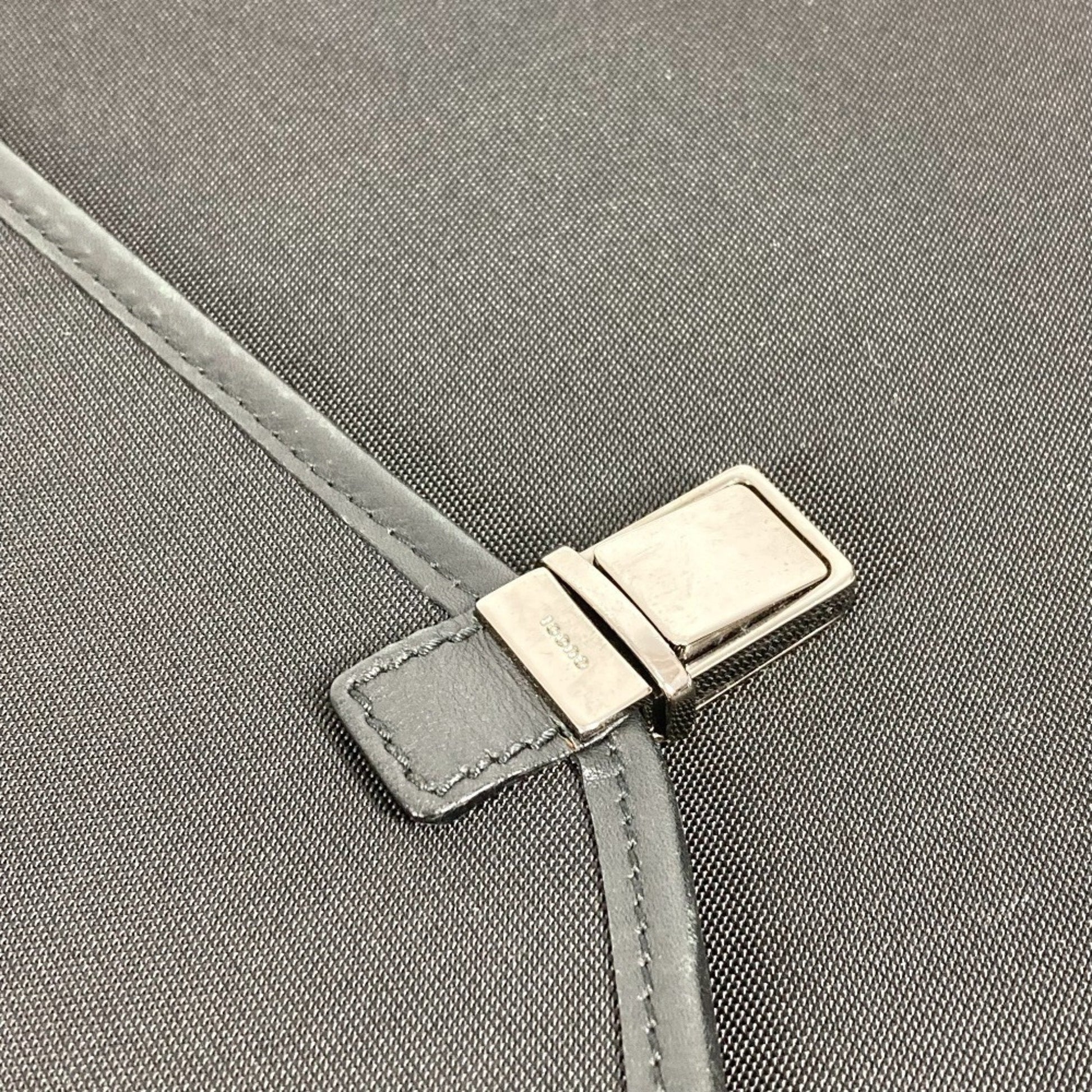 Gucci Black Nylon Clutch Bag Pouch