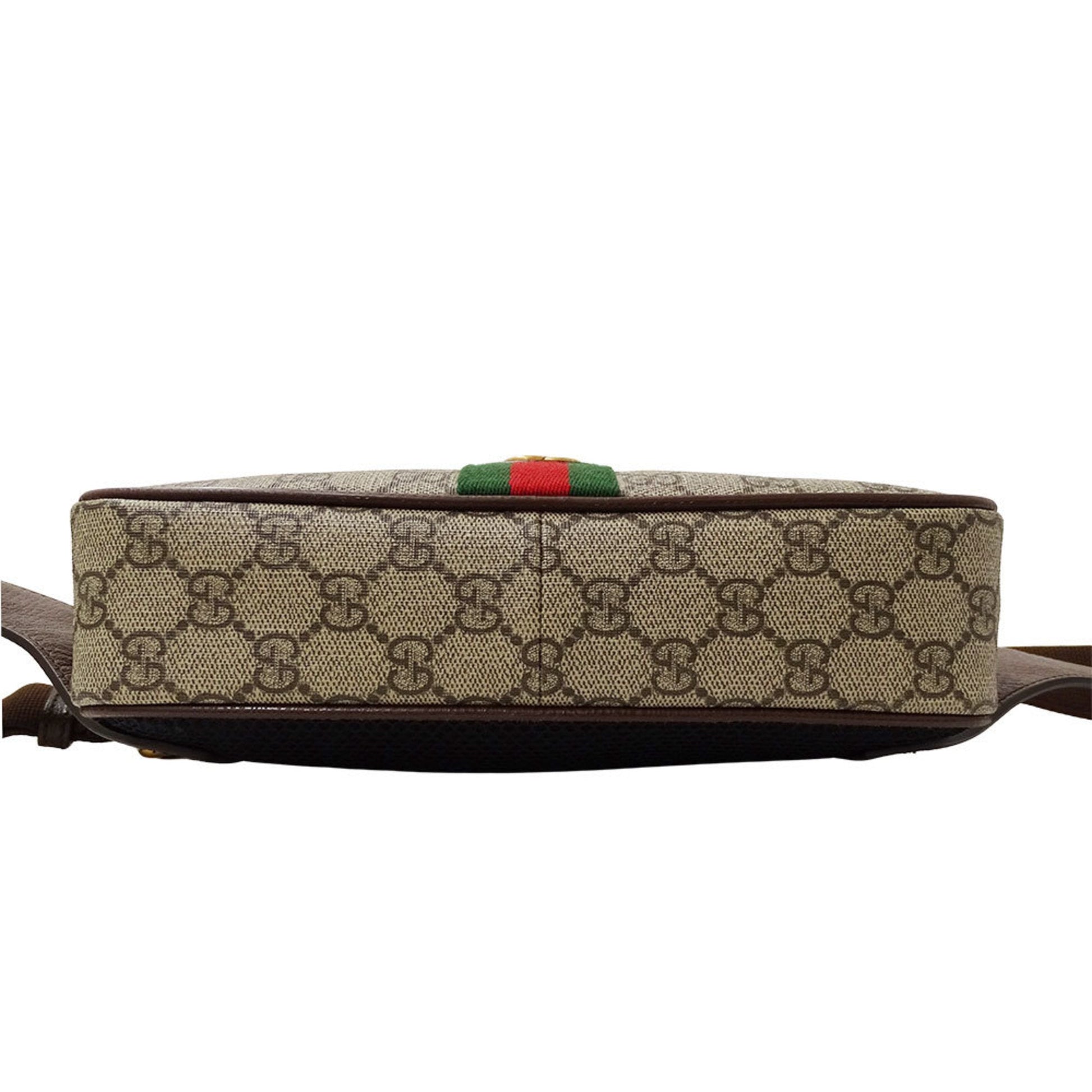 Gucci Brown Gg Supreme Canvas Fanny Pack Sling Bag