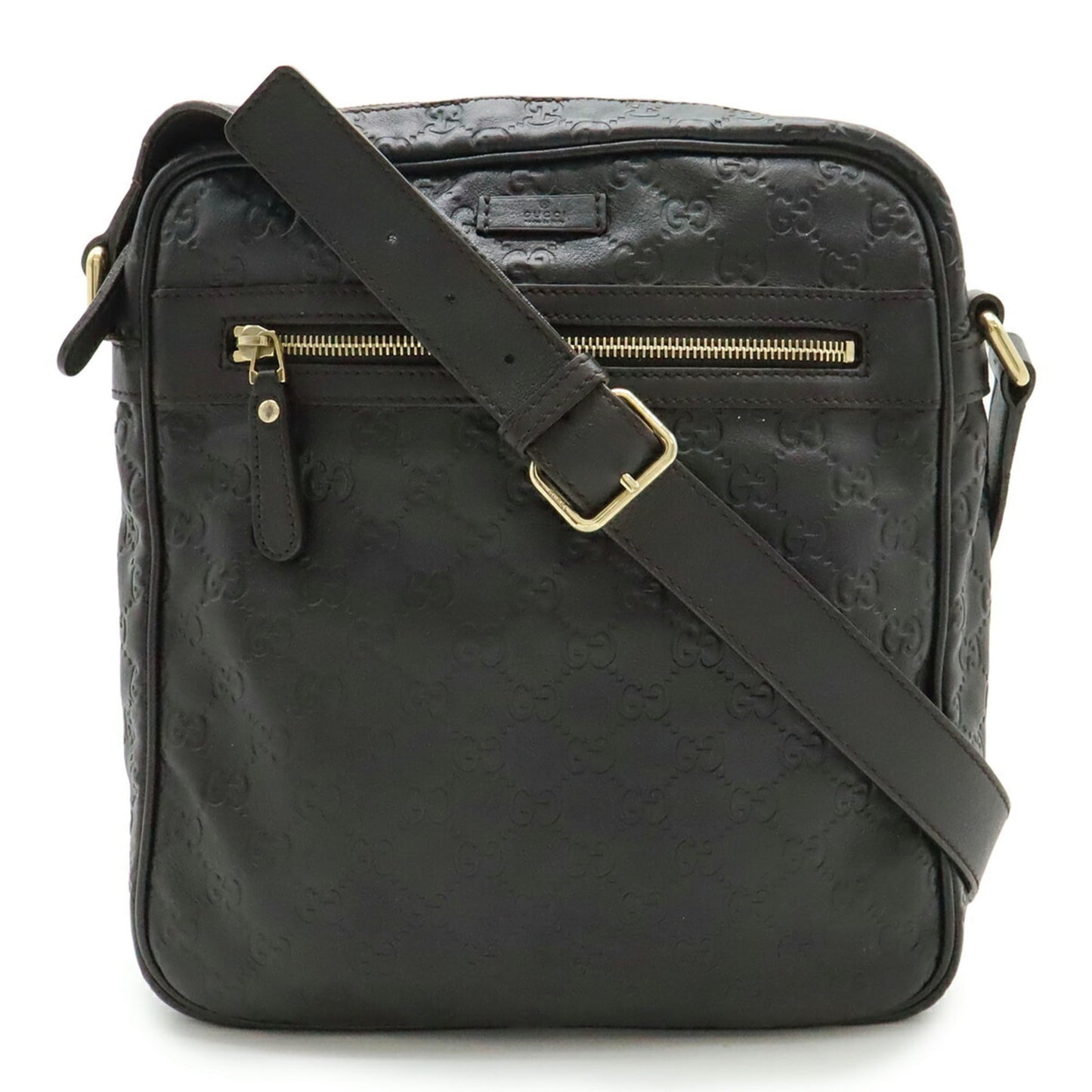 Gucci Brown Dark Brown Leather Shoulder Bag