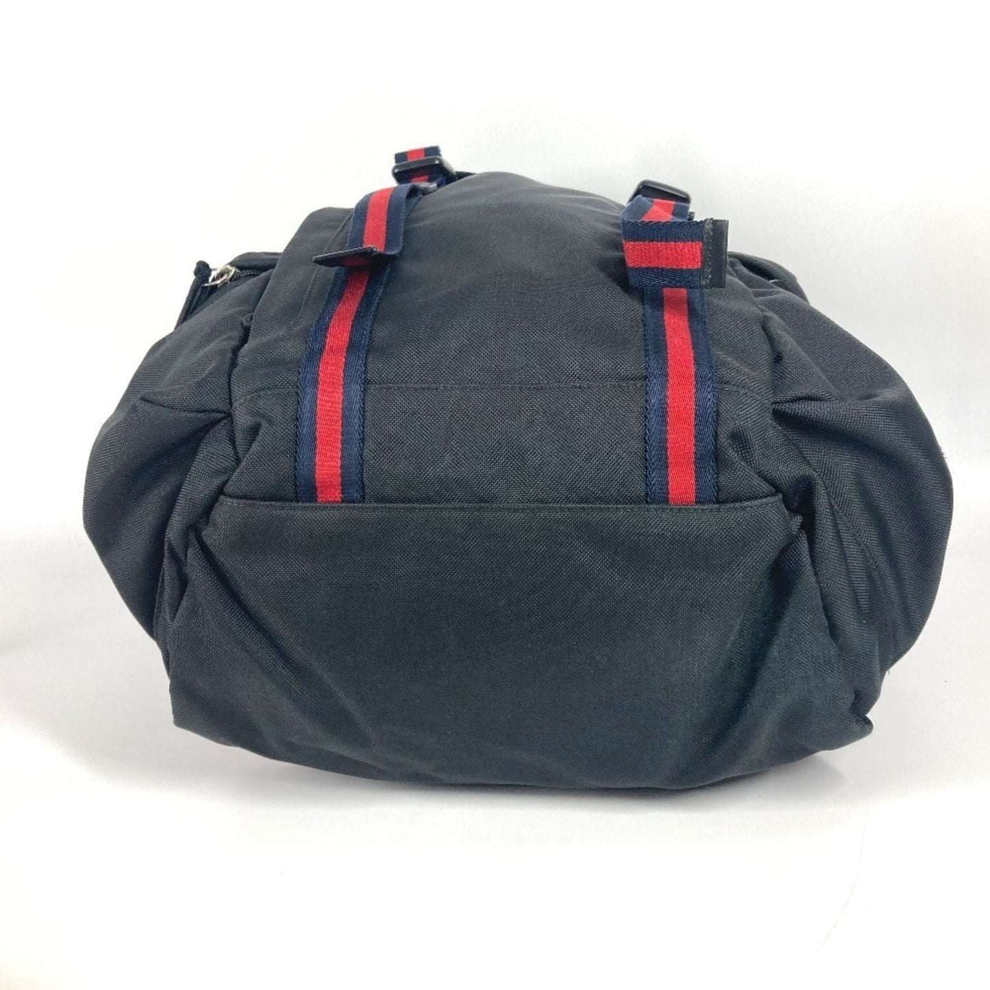 Gucci Sherry Line Black Nylon Canvas Backpack