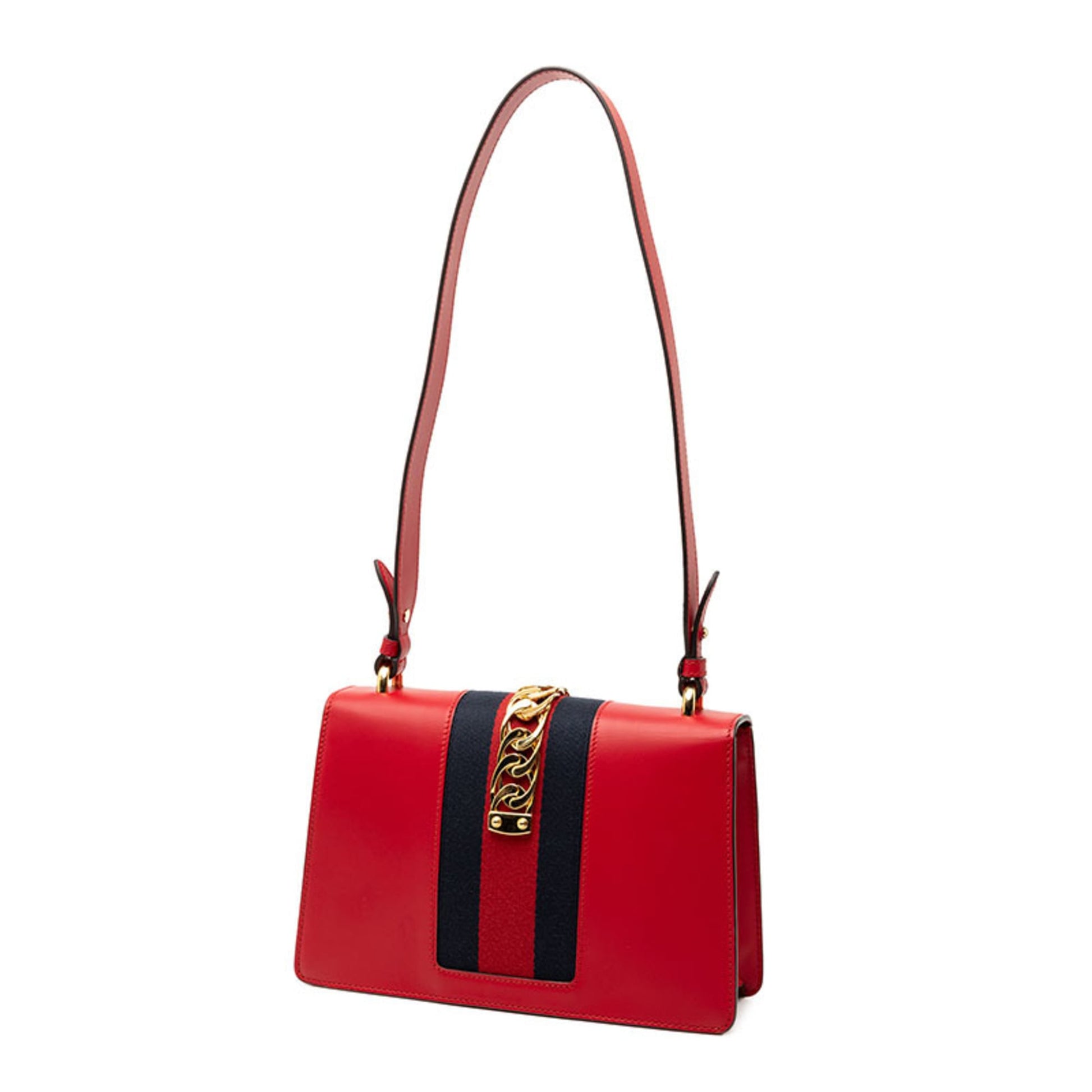 Gucci Multi-Color Red Color Leather Handbag Shoulder Bag