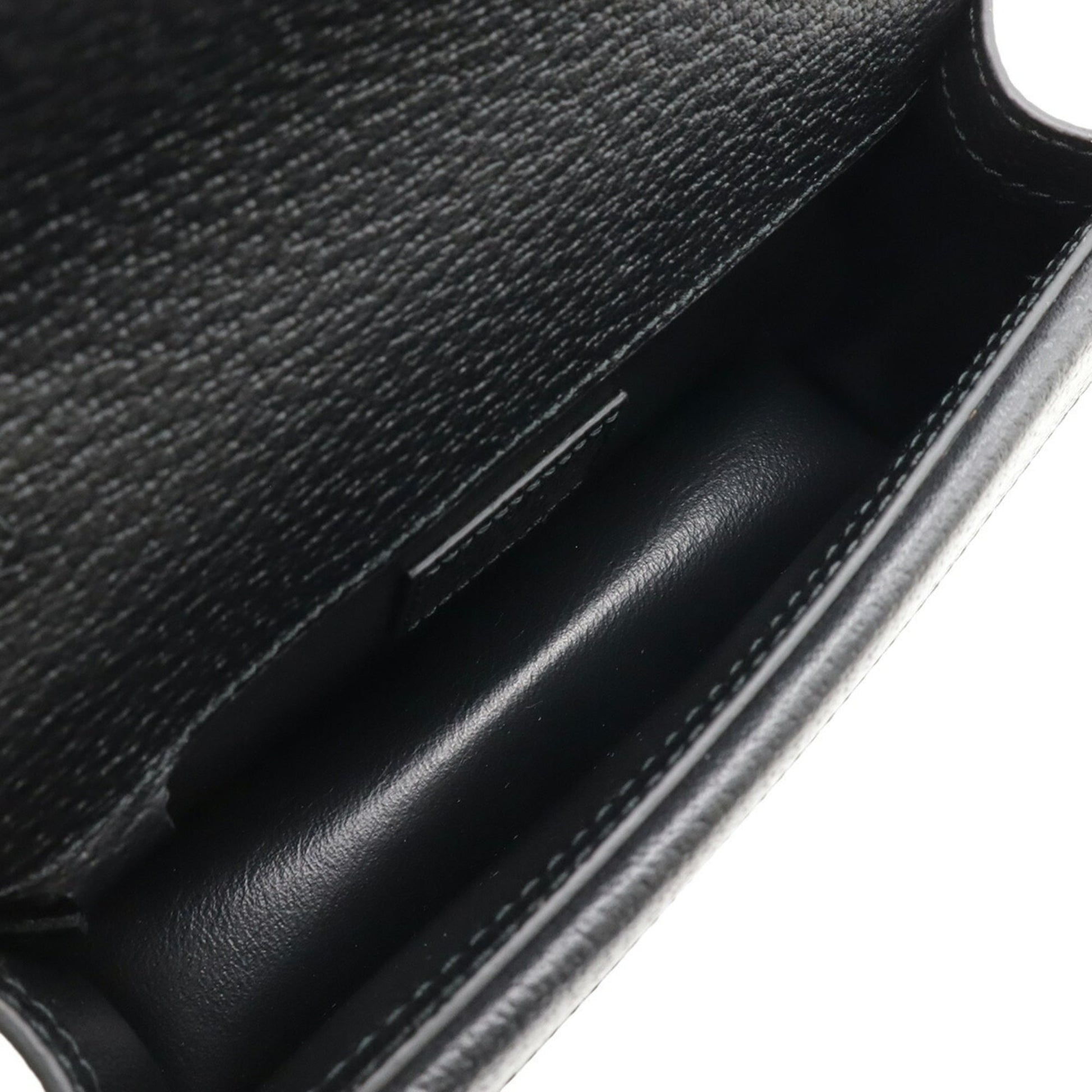 Gucci Black Denim Leather Shoulder Bag
