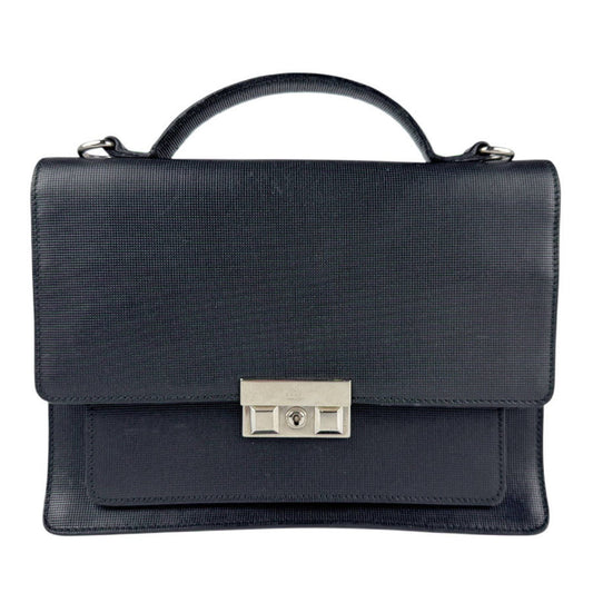 Gucci Black Leather Handbag Shoulder Bag