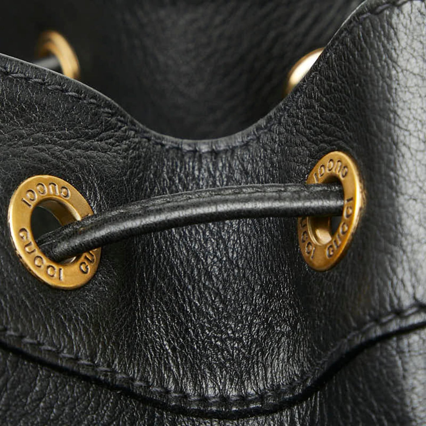 Gucci Black Leather Shoulder Bag Sling Bag
