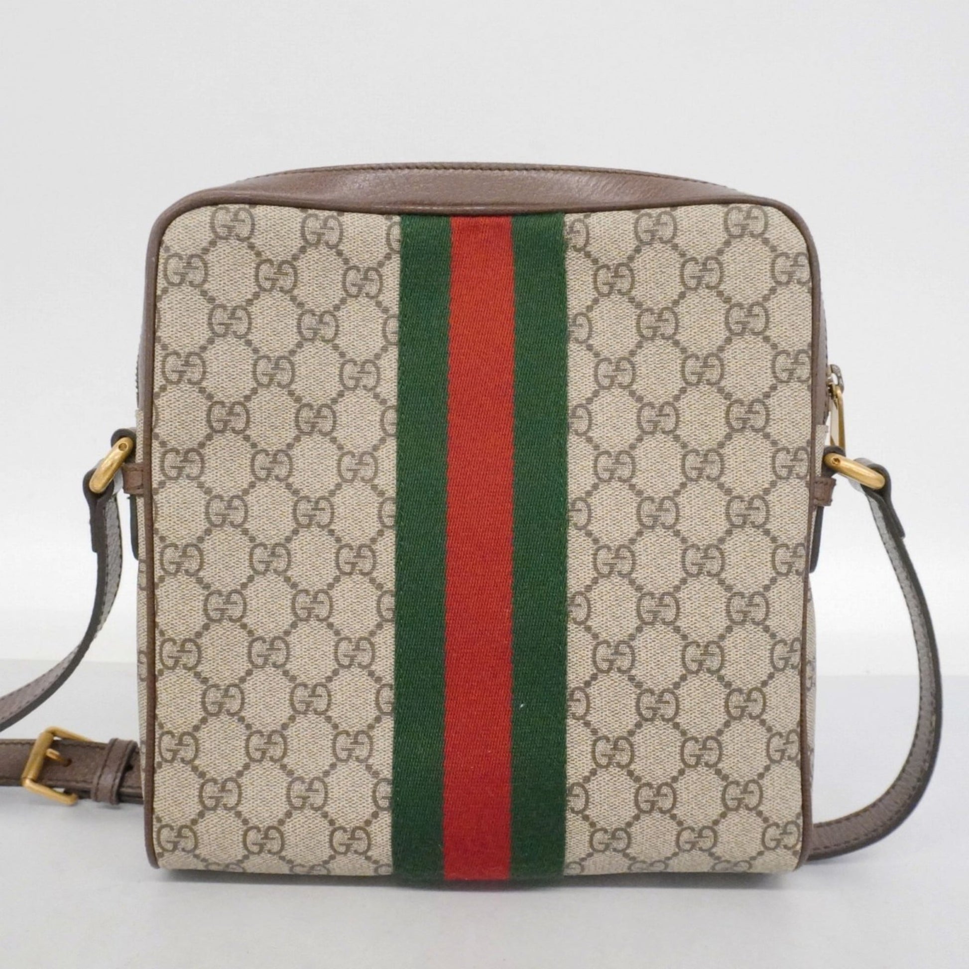 Gucci Brown Pvc Shoulder Bag