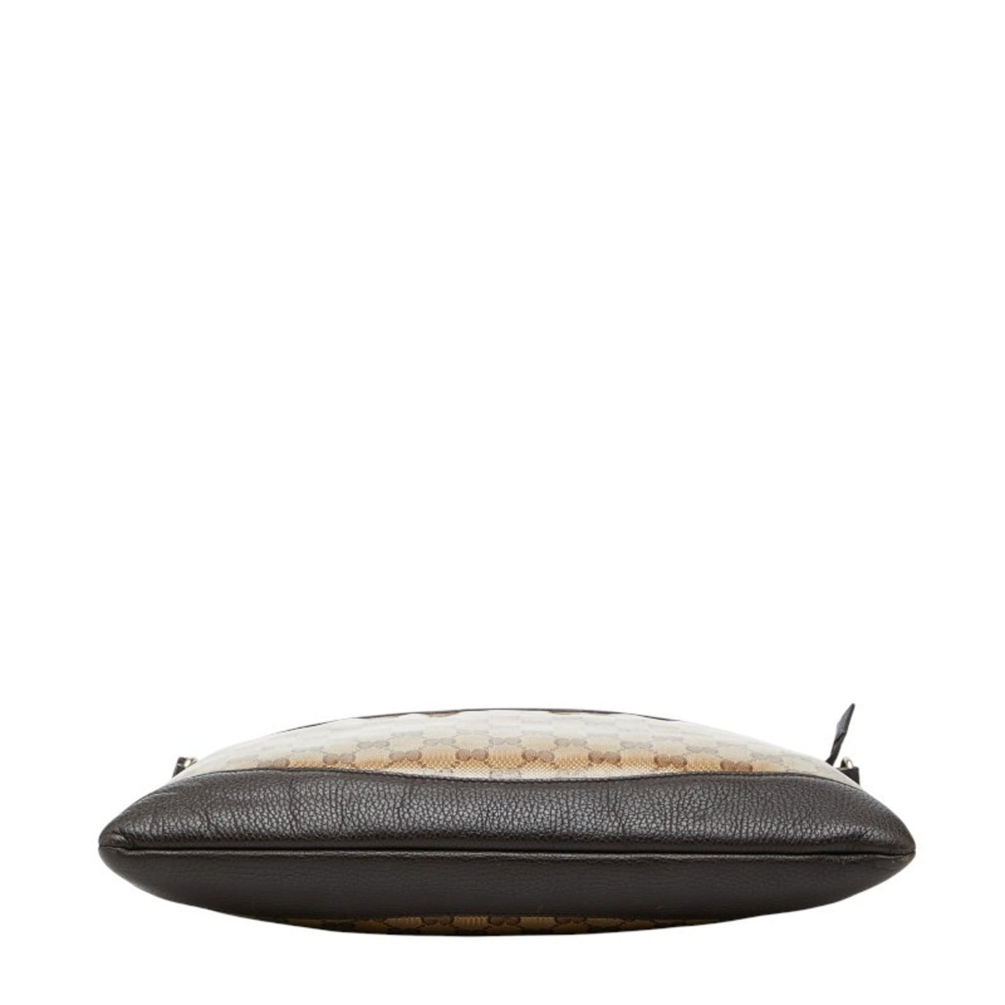 Gucci Beige Brown Pvc Leather Shoulder Bag