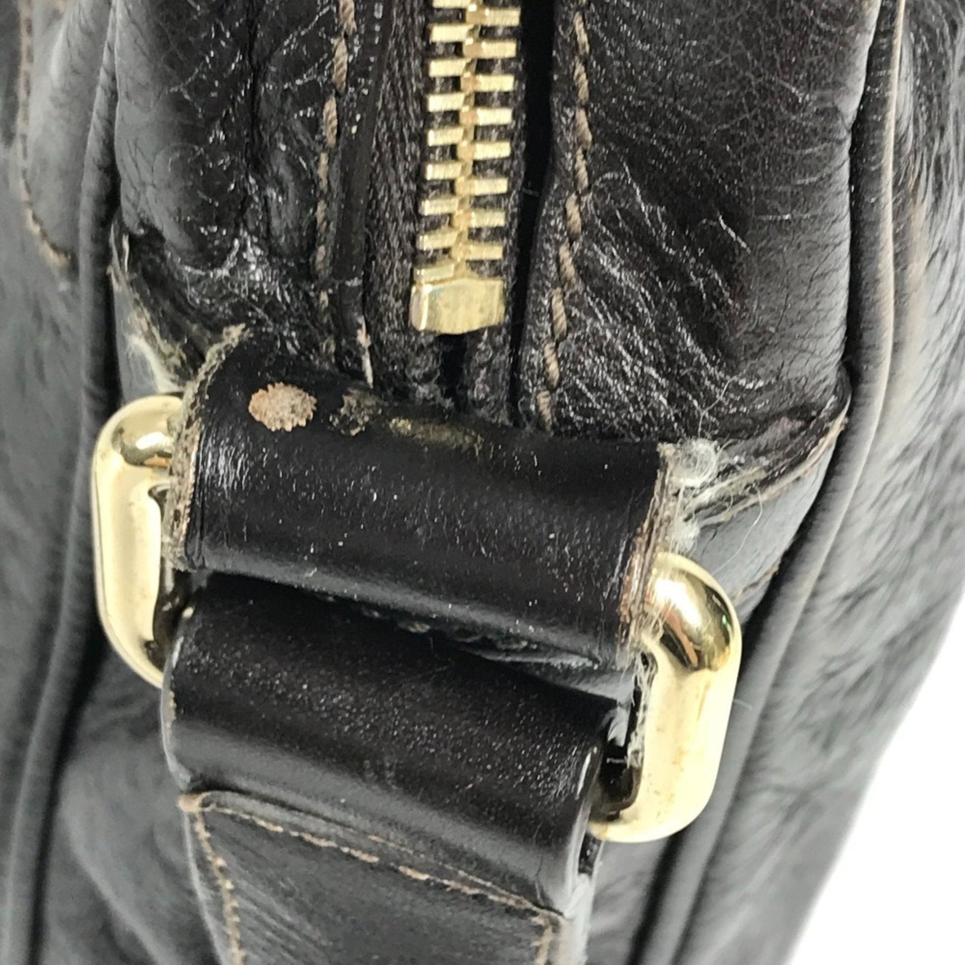 Gucci Brown Leather Pochette Shoulder Bag